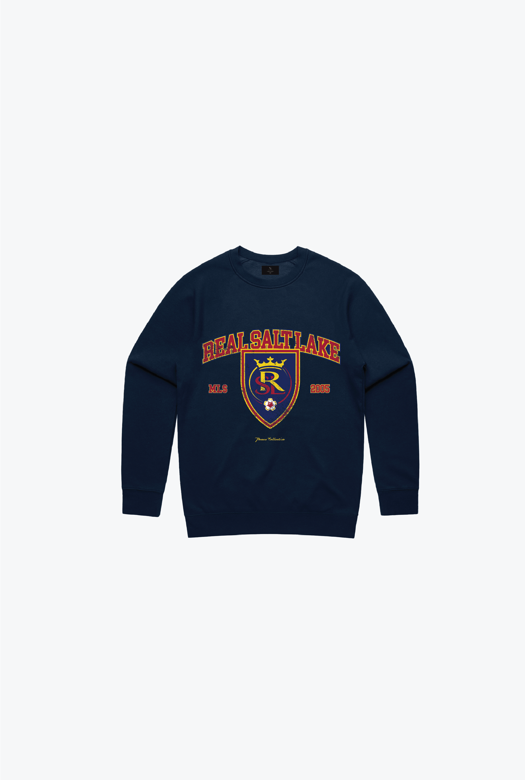 Real Salt Lake Vintage Washed Kids Crewneck - Navy