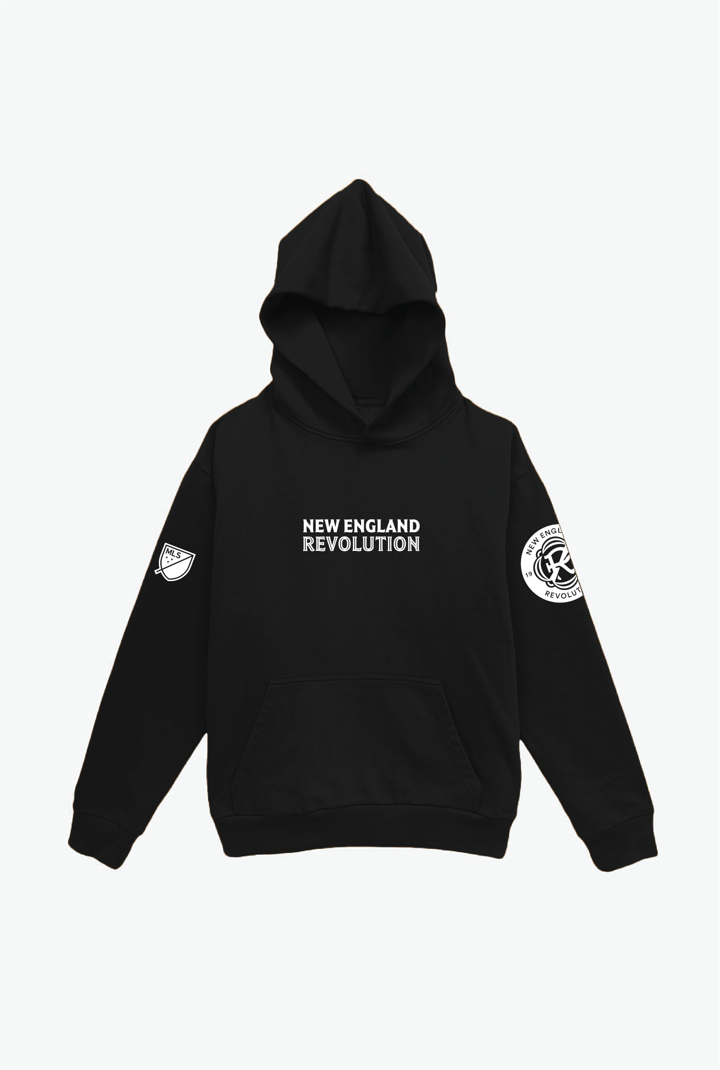 New England Revolution Heavyweight Hoodie - Black