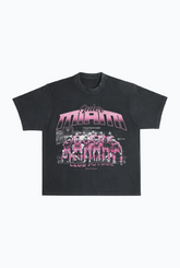 Inter Miami CF Team Vintage Heavyweight Garment Dyed T-Shirt - Black