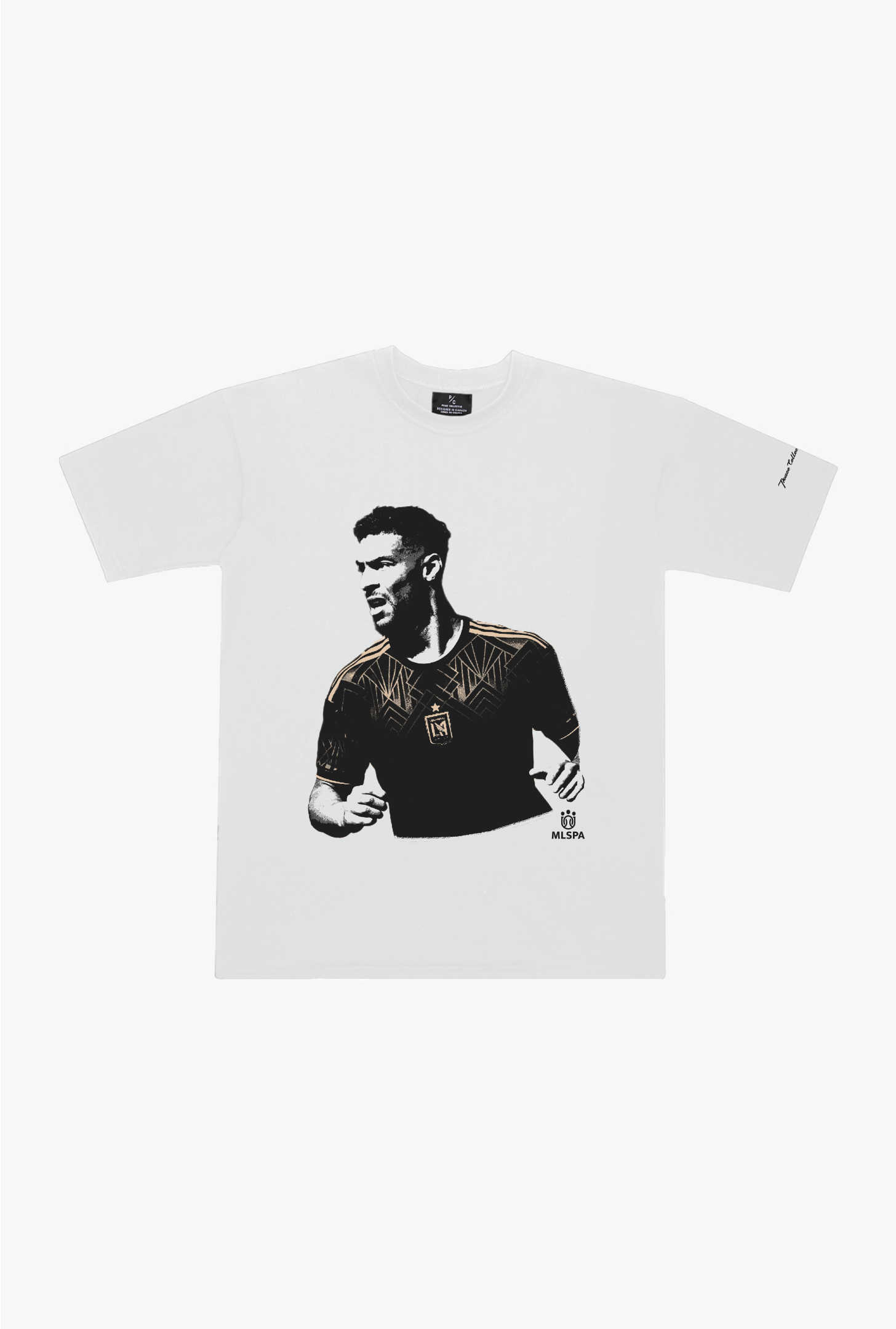 Denis Bouanga Heavyweight T-Shirt - White