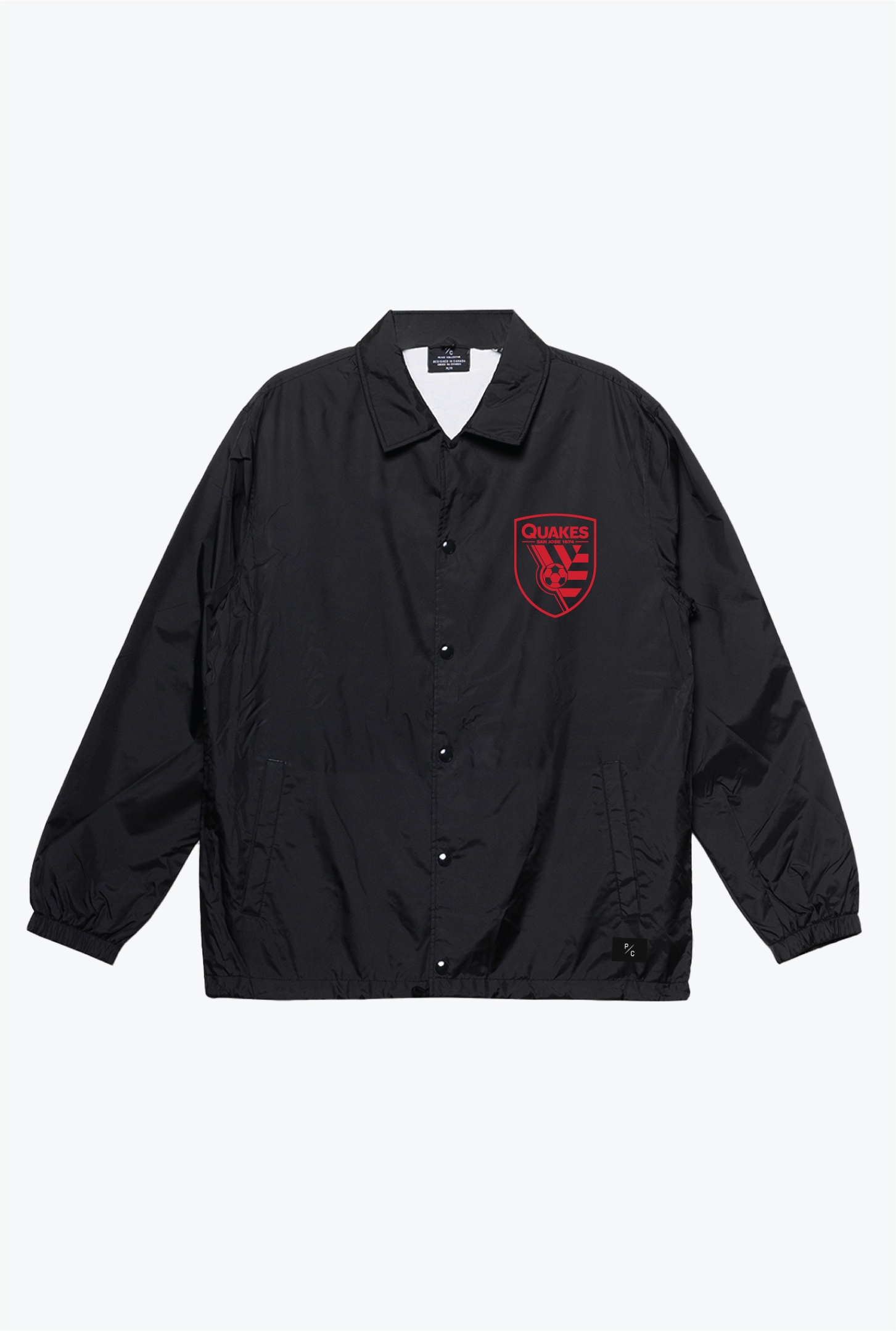 San Jose Earthquakes  Essentials Coach Jacket - Black