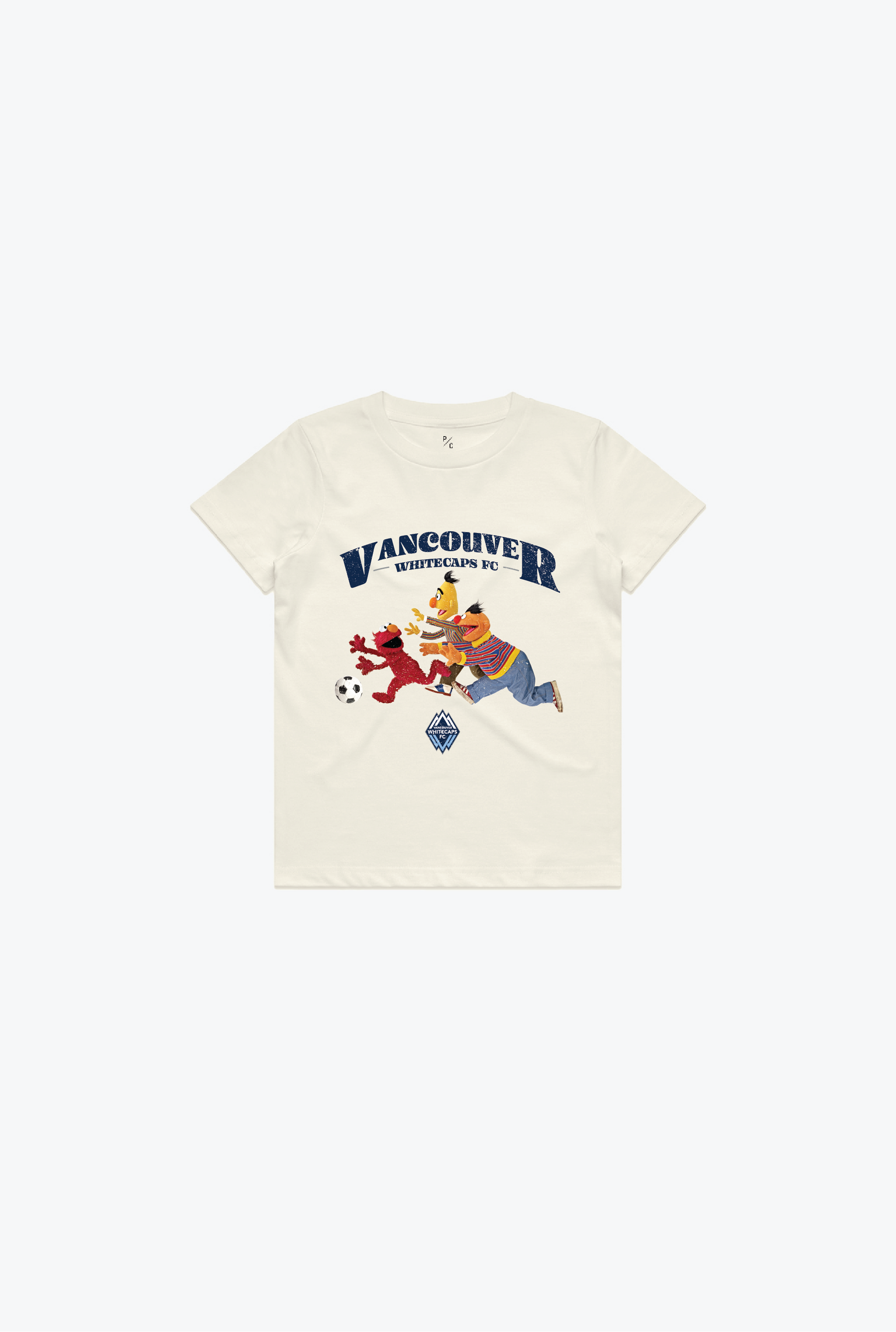 Vancouver Whitecaps x Sesame Street Chase Kids T-Shirt - Ivory