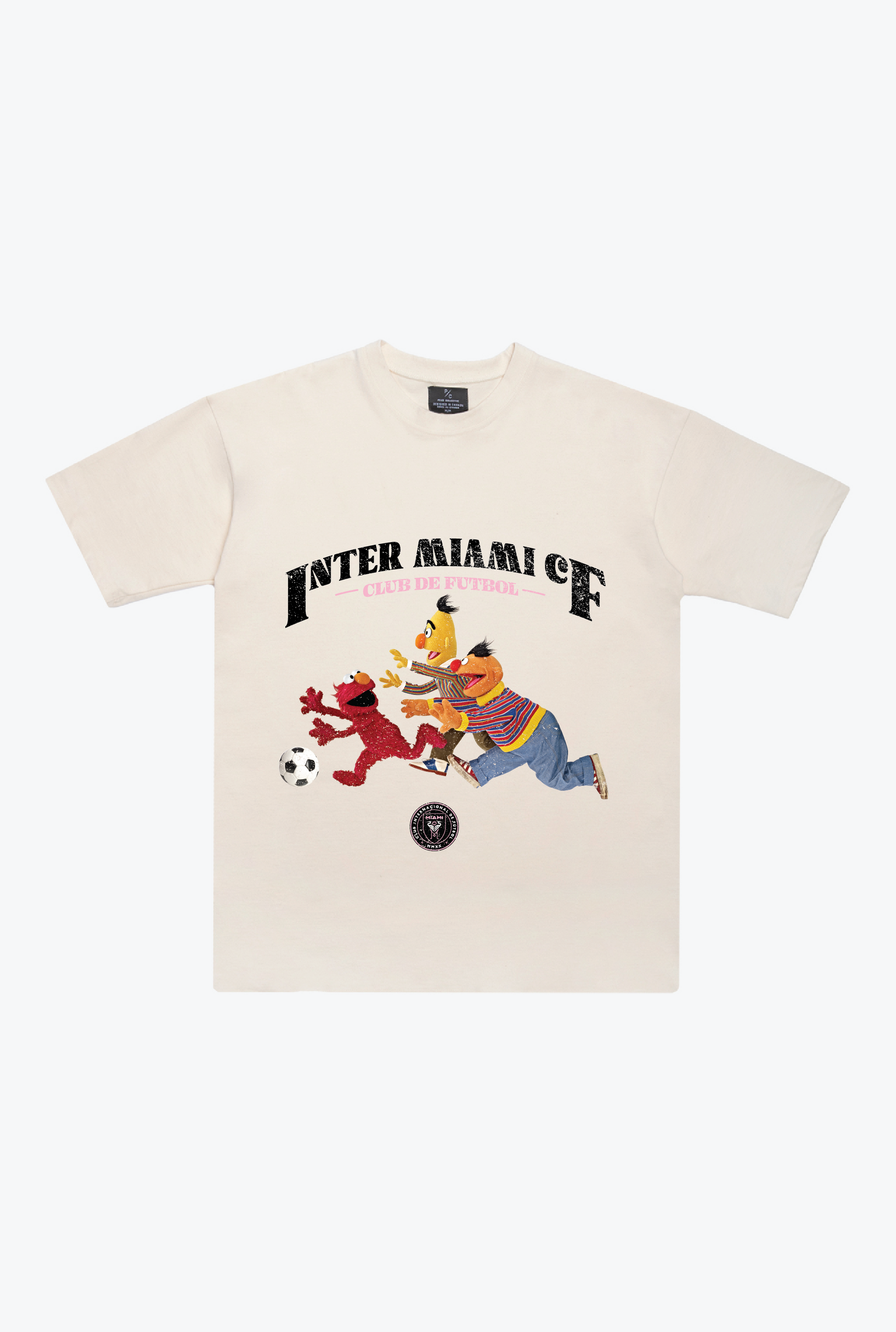 Inter Miami CF x Sesame Street Chase Heavyweight T-Shirt - Ivory