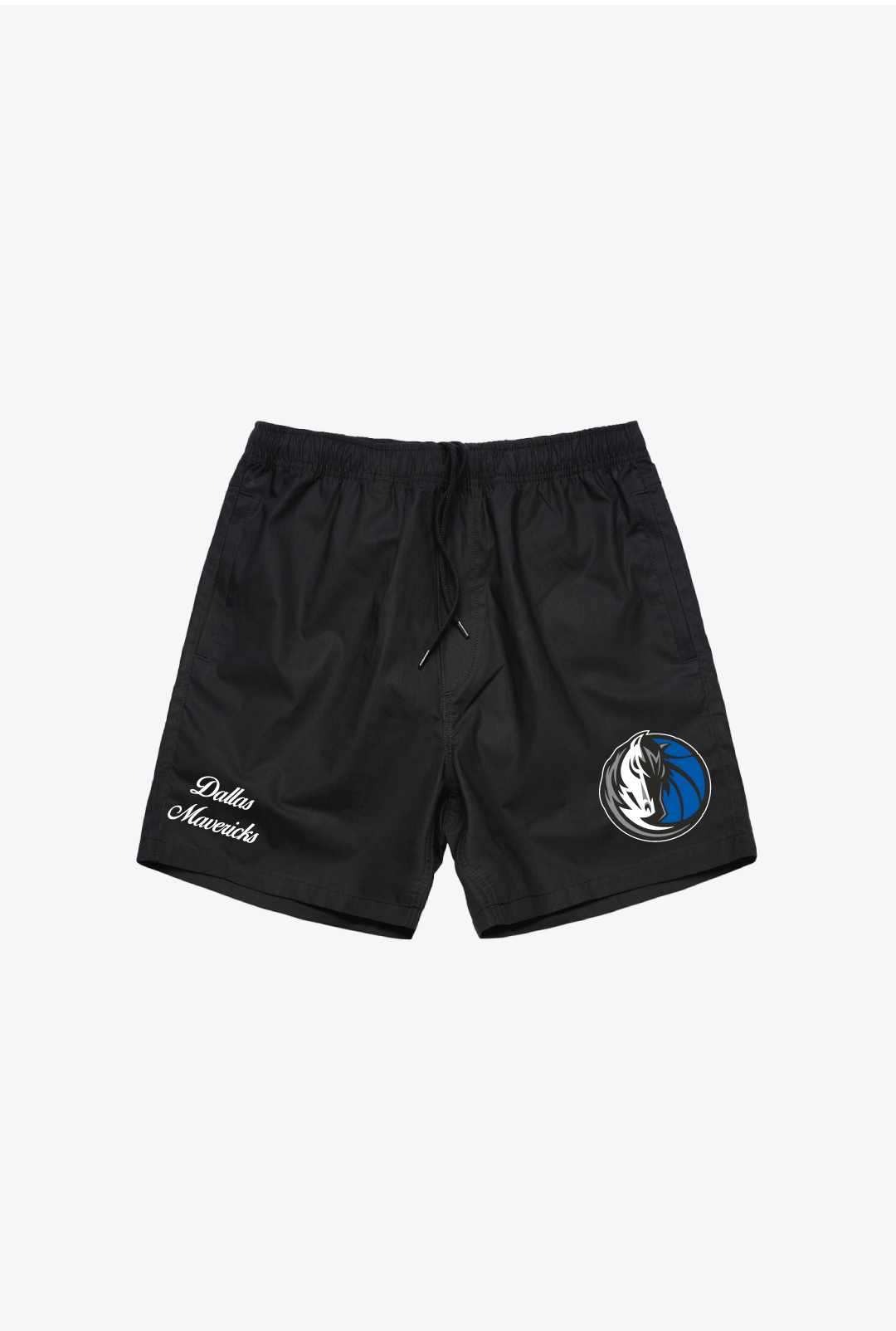 Short de bain Dallas Mavericks - Noir
