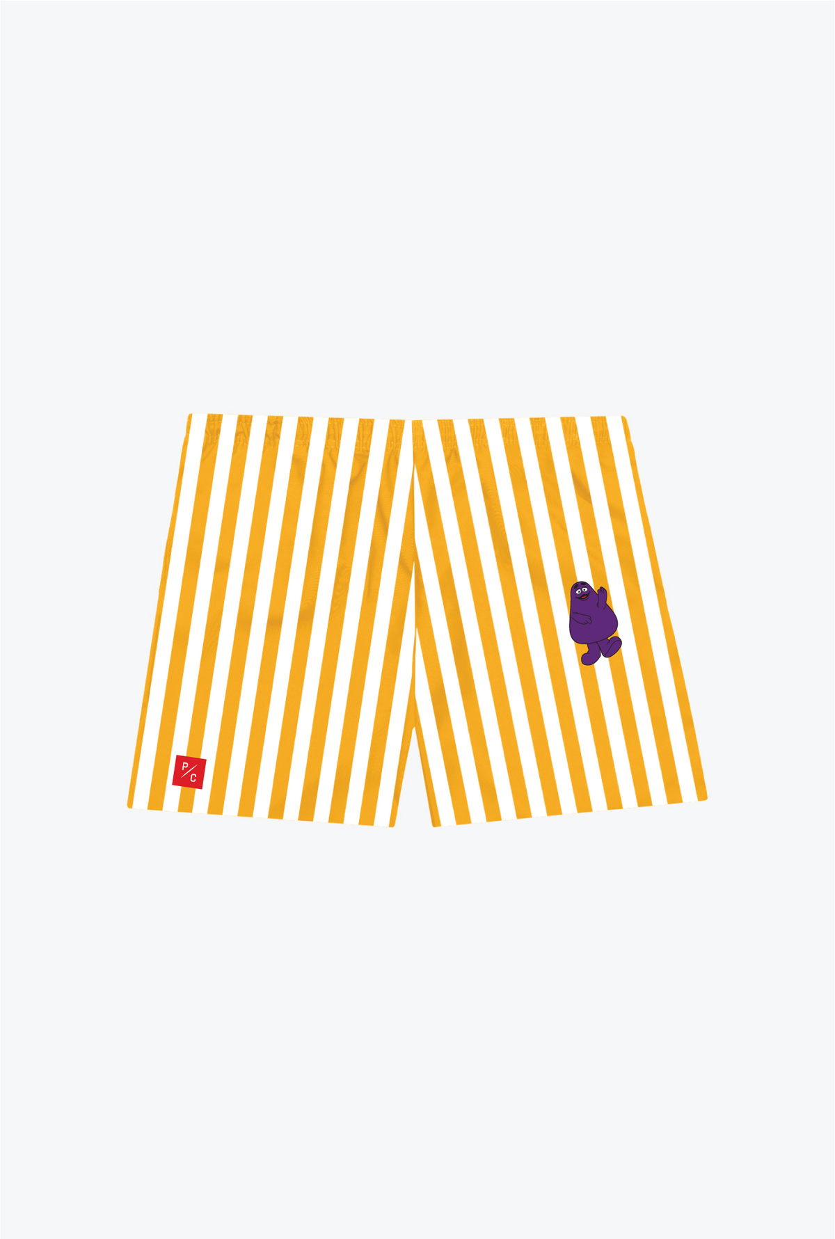 P/C x McDonald's Grimace Resort Shorts - Yellow/White