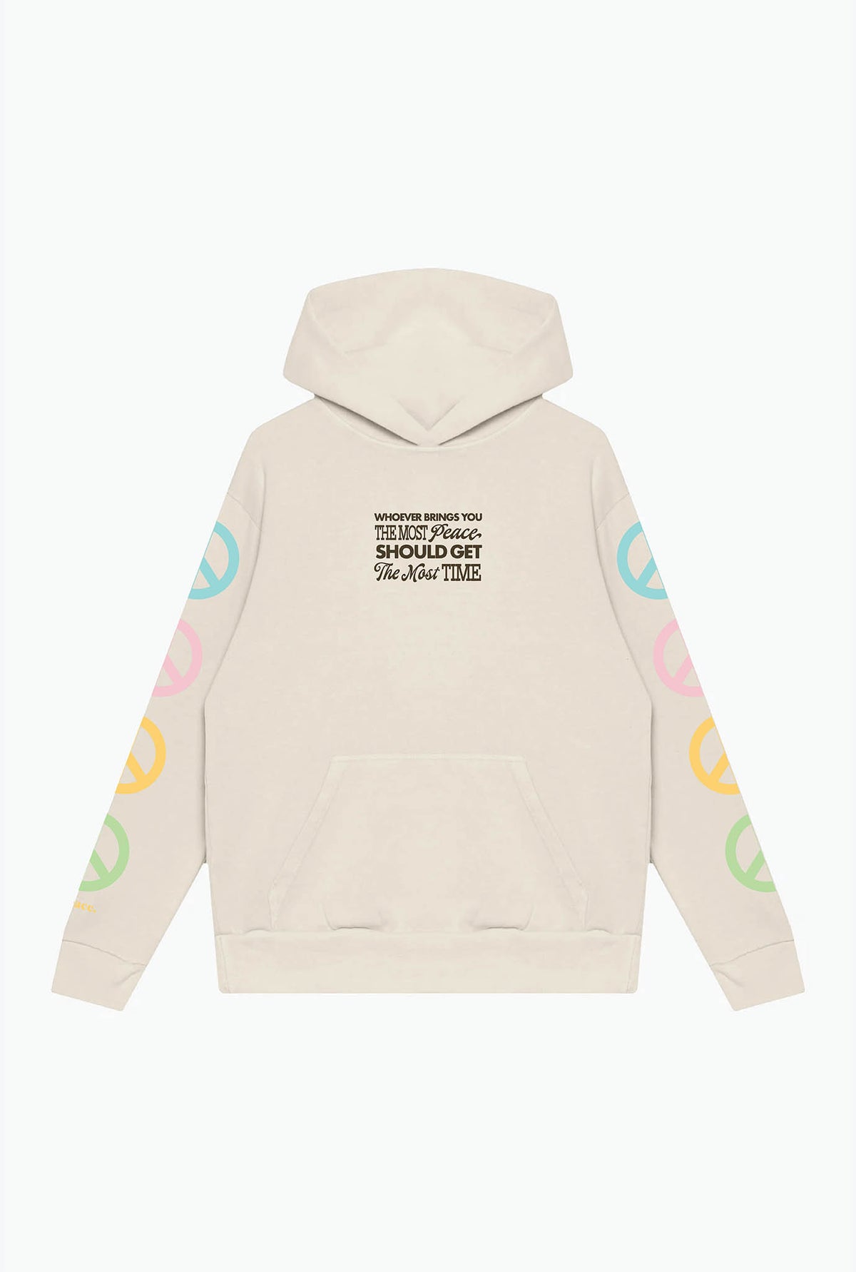Bring Peace Heavyweight Hoodie - Ivory