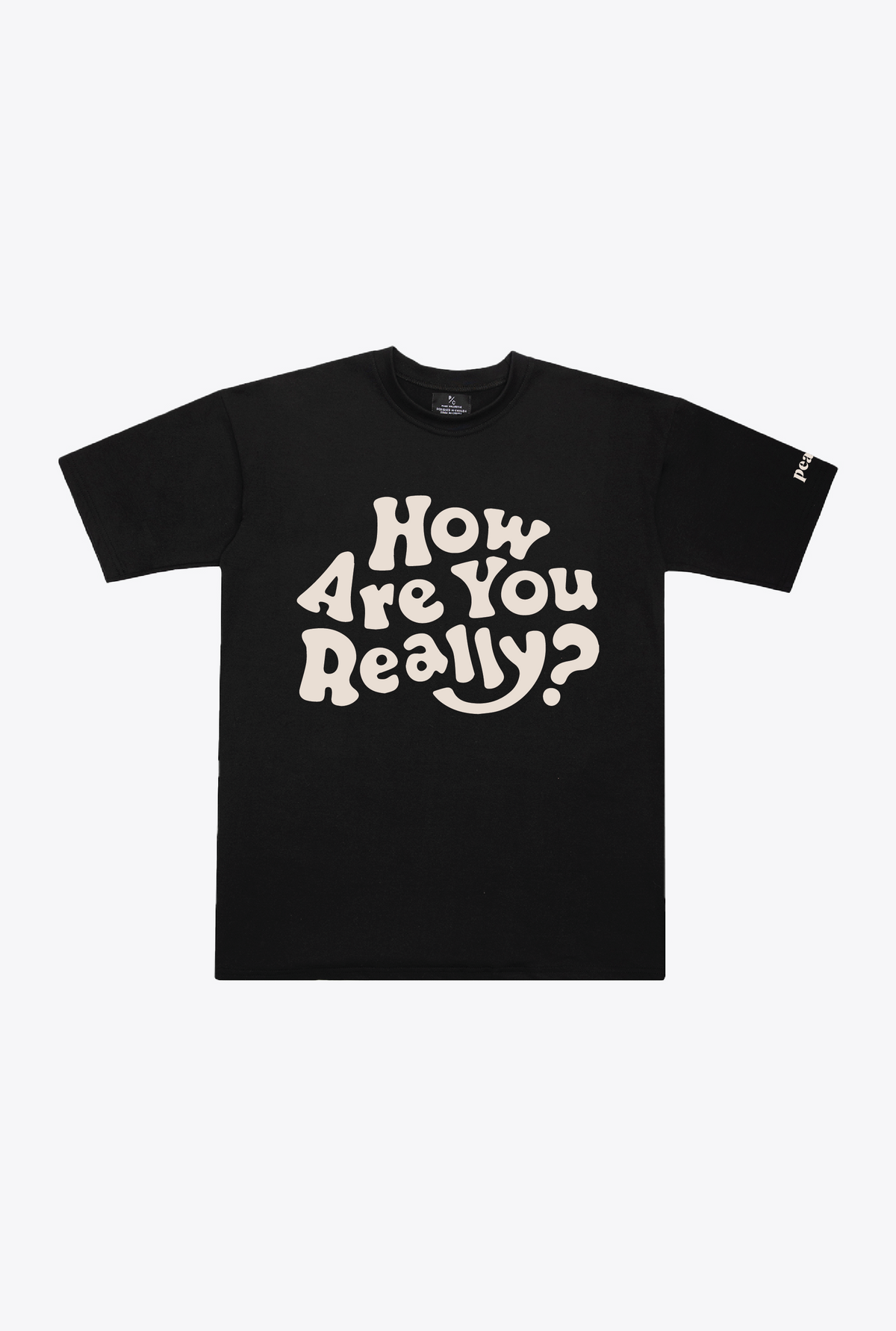 How Are You Really? Heavyweight T-Shirt - Black