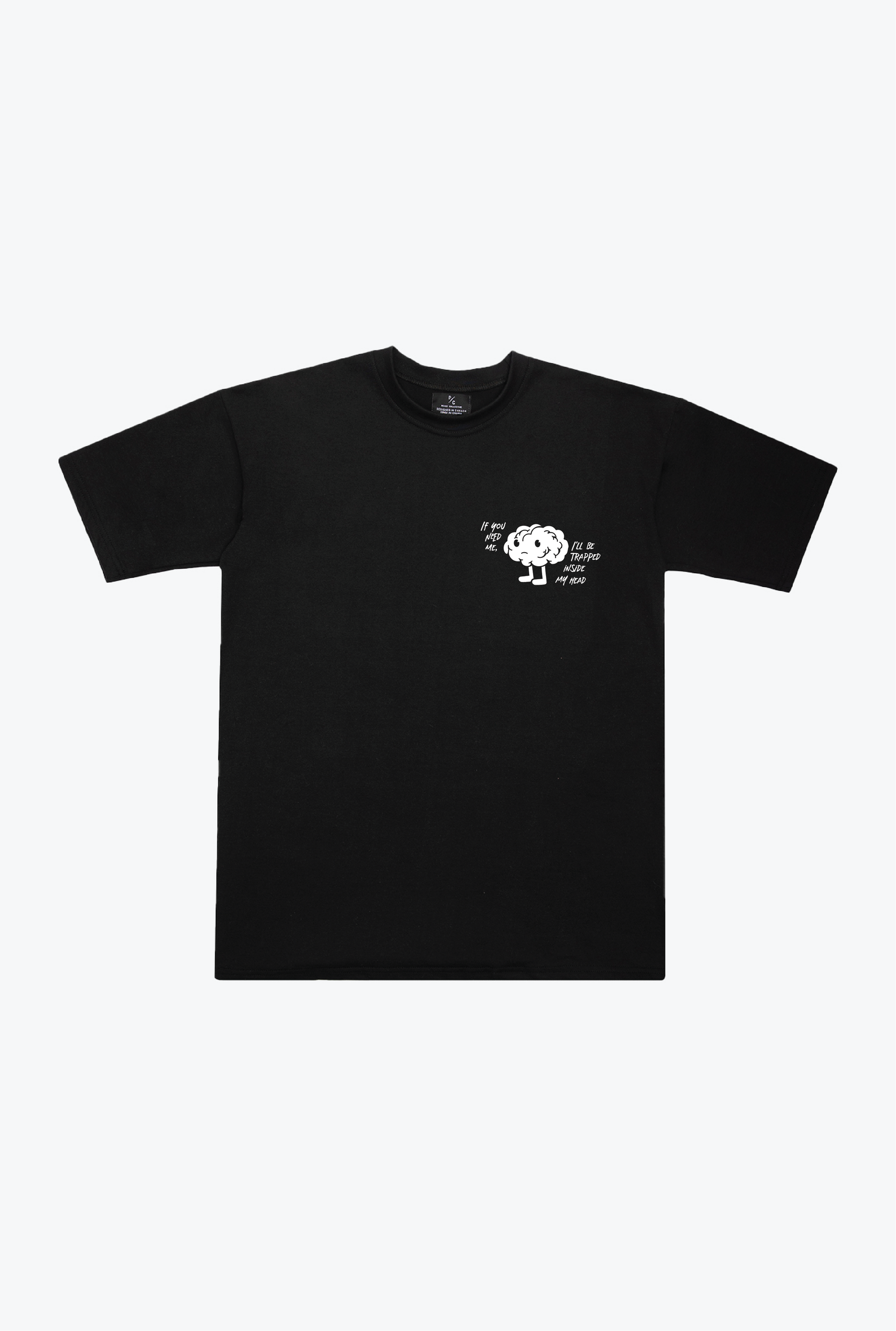 Trapped Inside My Head T-Shirt - Black