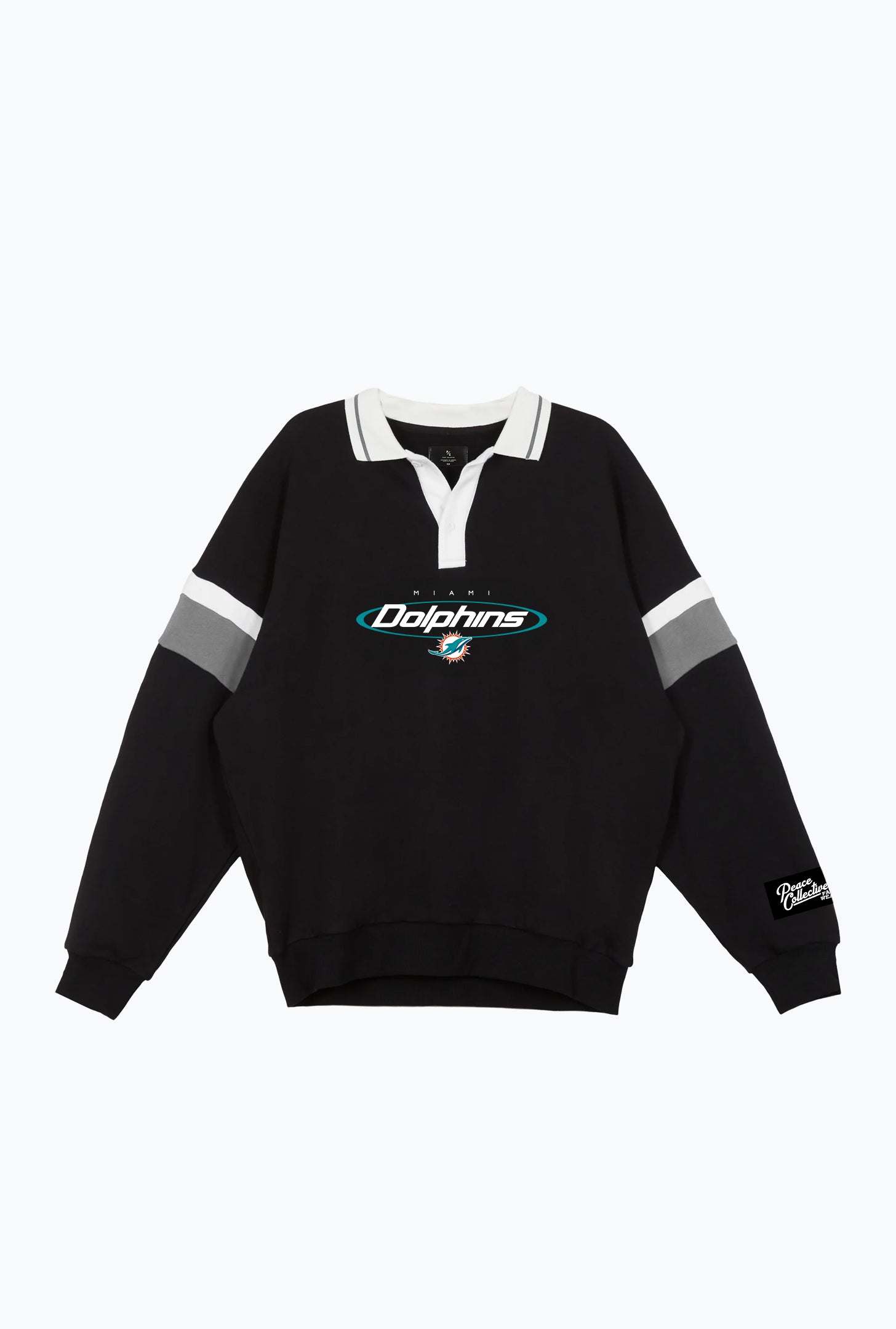 Miami Dolphins Oversized Rugby - Black