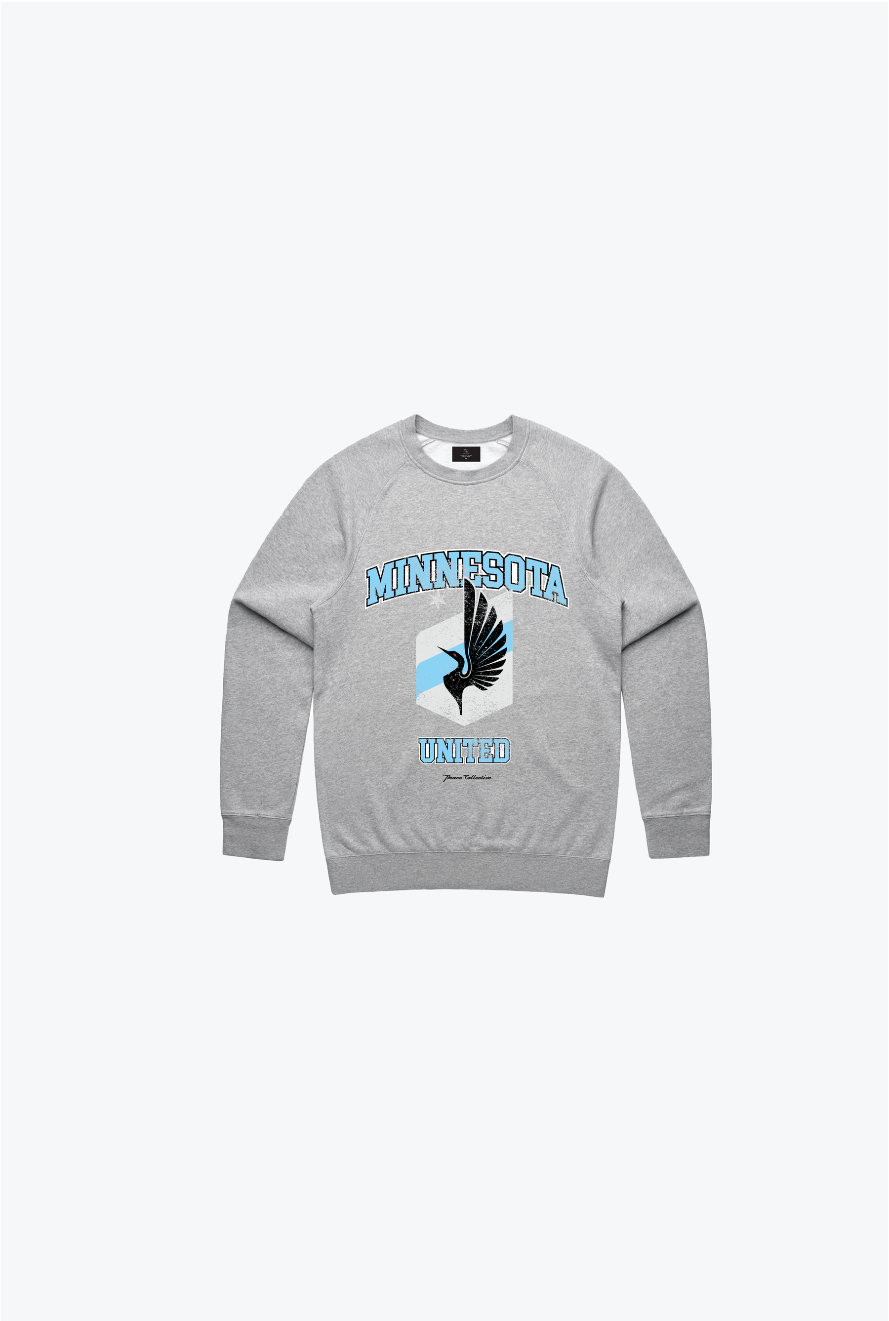 Minnesota United FC Vintage Washed Kids Crewneck - Grey