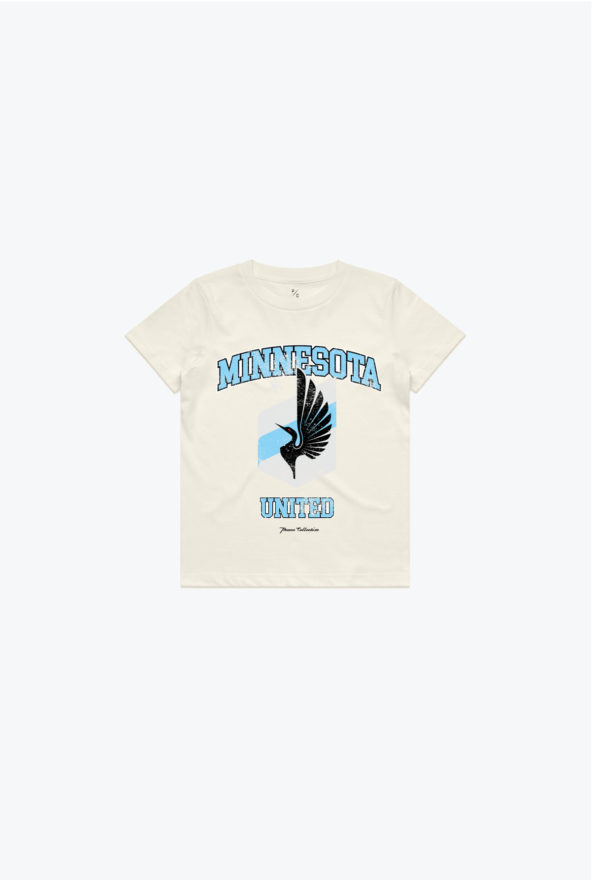 Minnesota United FC Vintage Washed Kids T-Shirt - Ivory