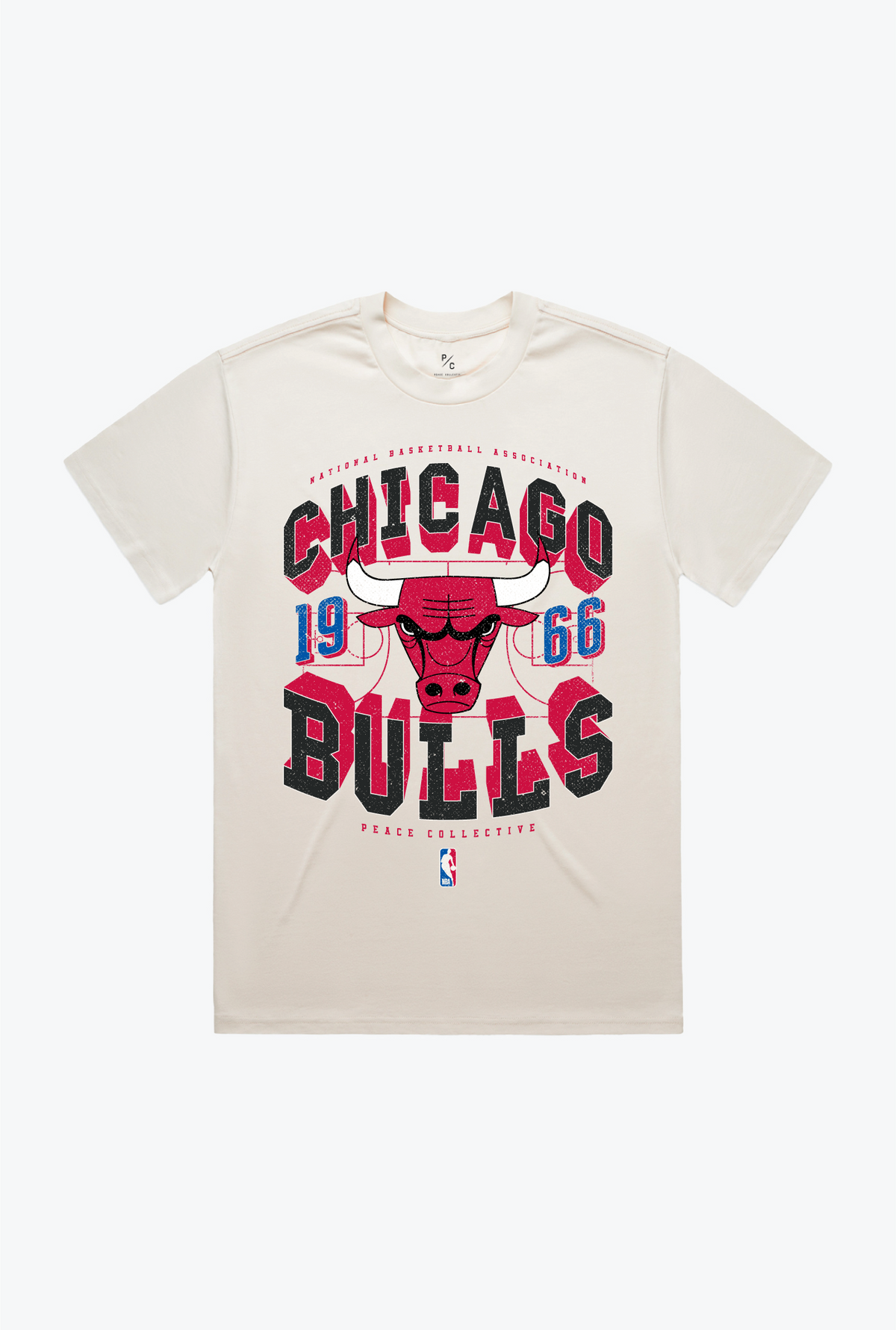 Chicago Bulls Court Premium T-Shirt - Ivory