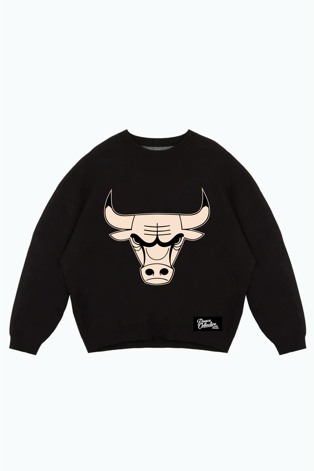 Chicago Bulls Knit Sweater - Black