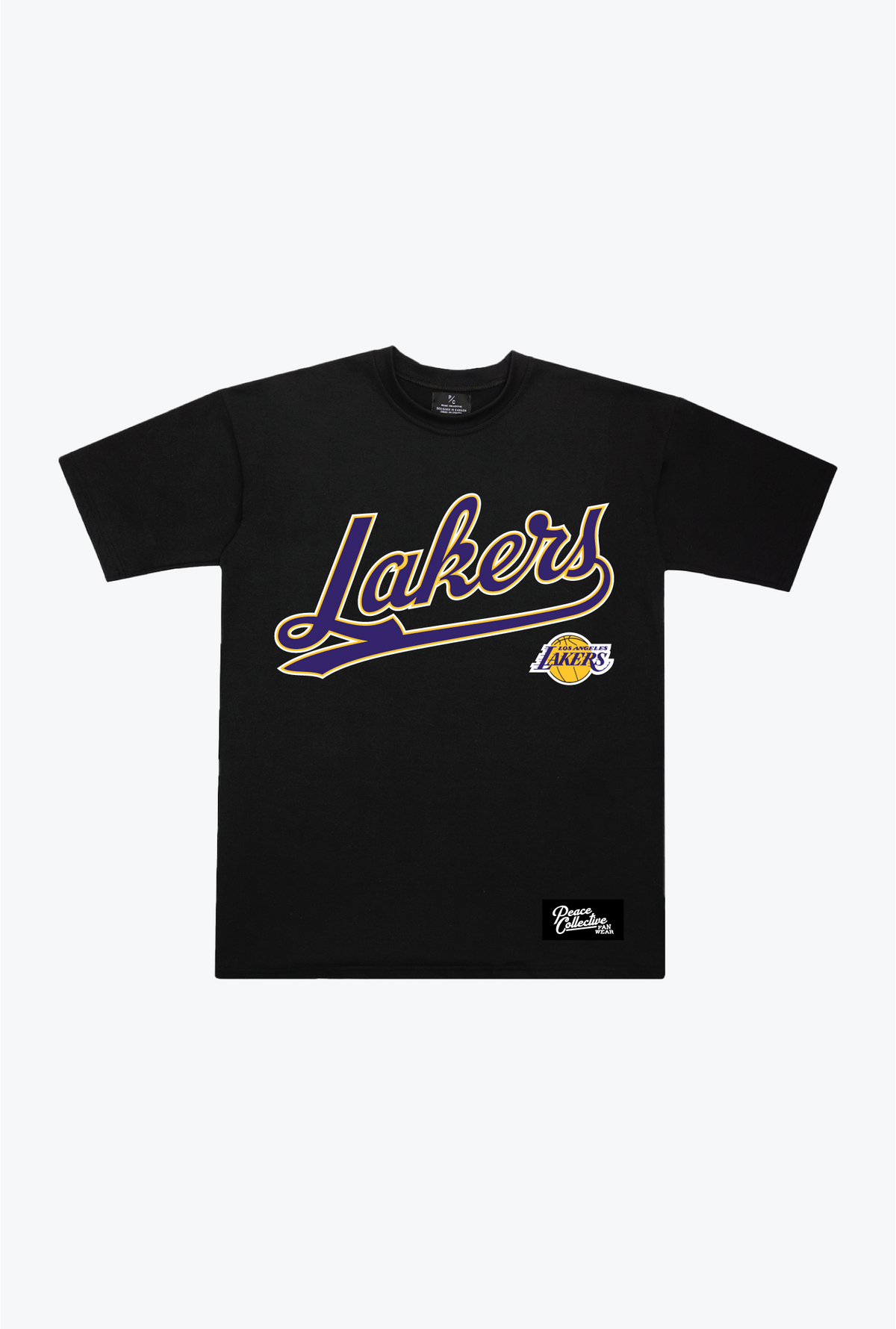Los Angeles Lakers Spirit Heavyweight T-Shirt - Black