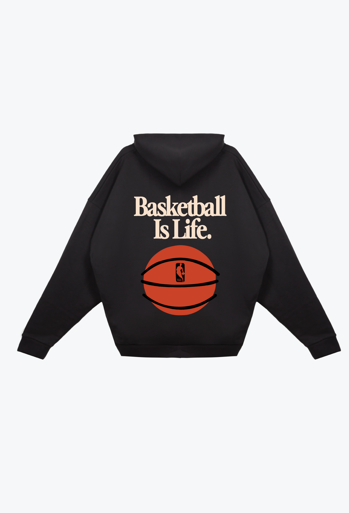 Basketball is Life SuperHeavy™️ Hoodie - Off Black