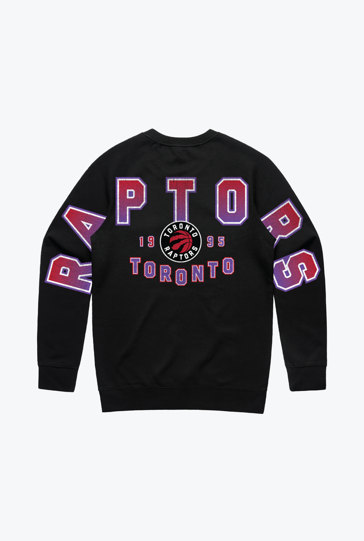 Toronto Raptors Spirit Crewneck - Black