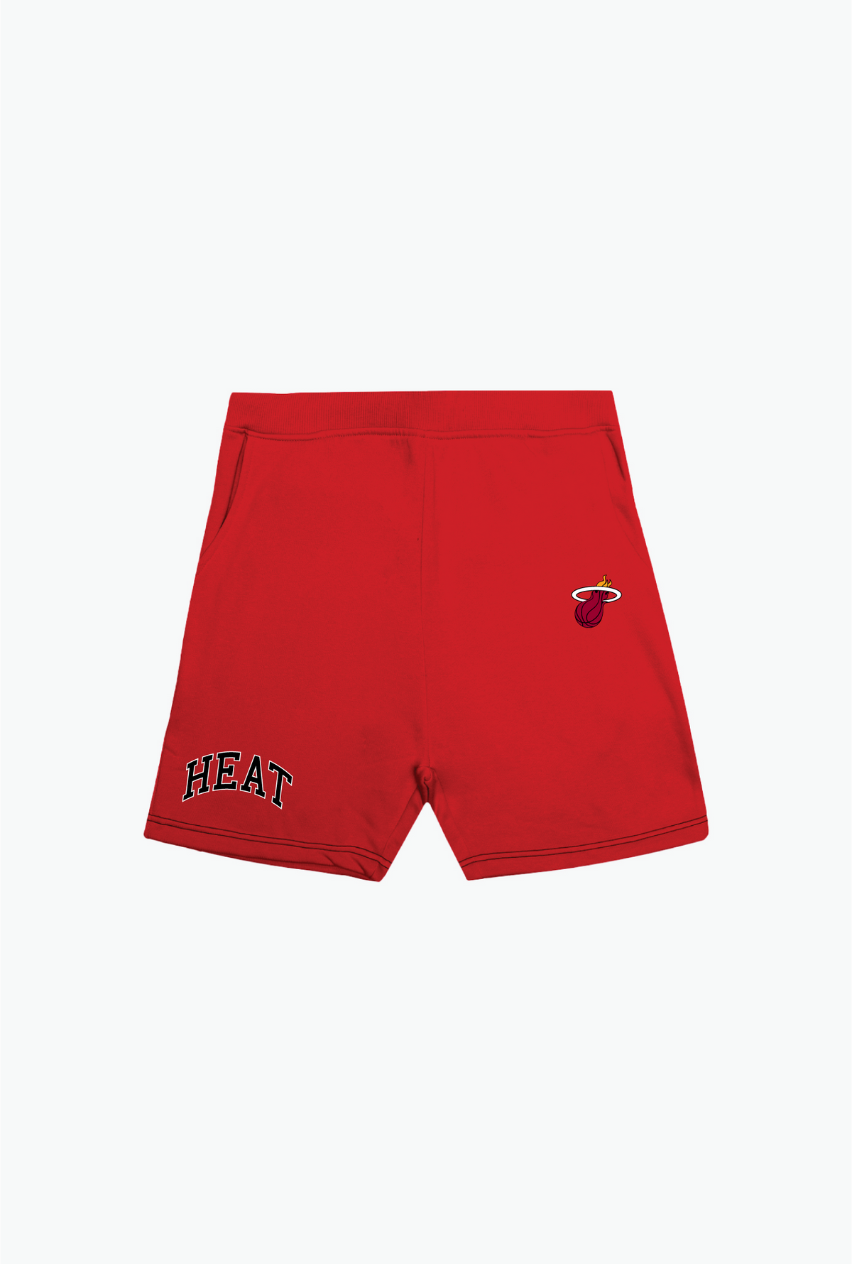 Miami Heat Playoffs Fleece Shorts - Red