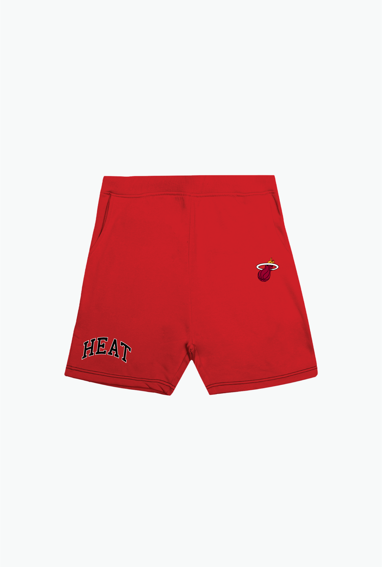 Miami Heat Playoffs Fleece Shorts - Red