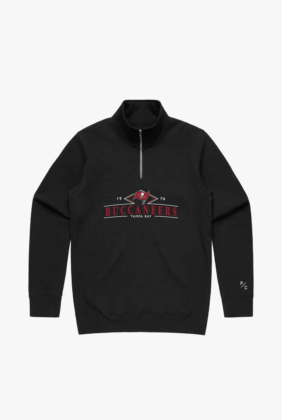 Tampa Bay Buccaneers Quarter Zip - Black