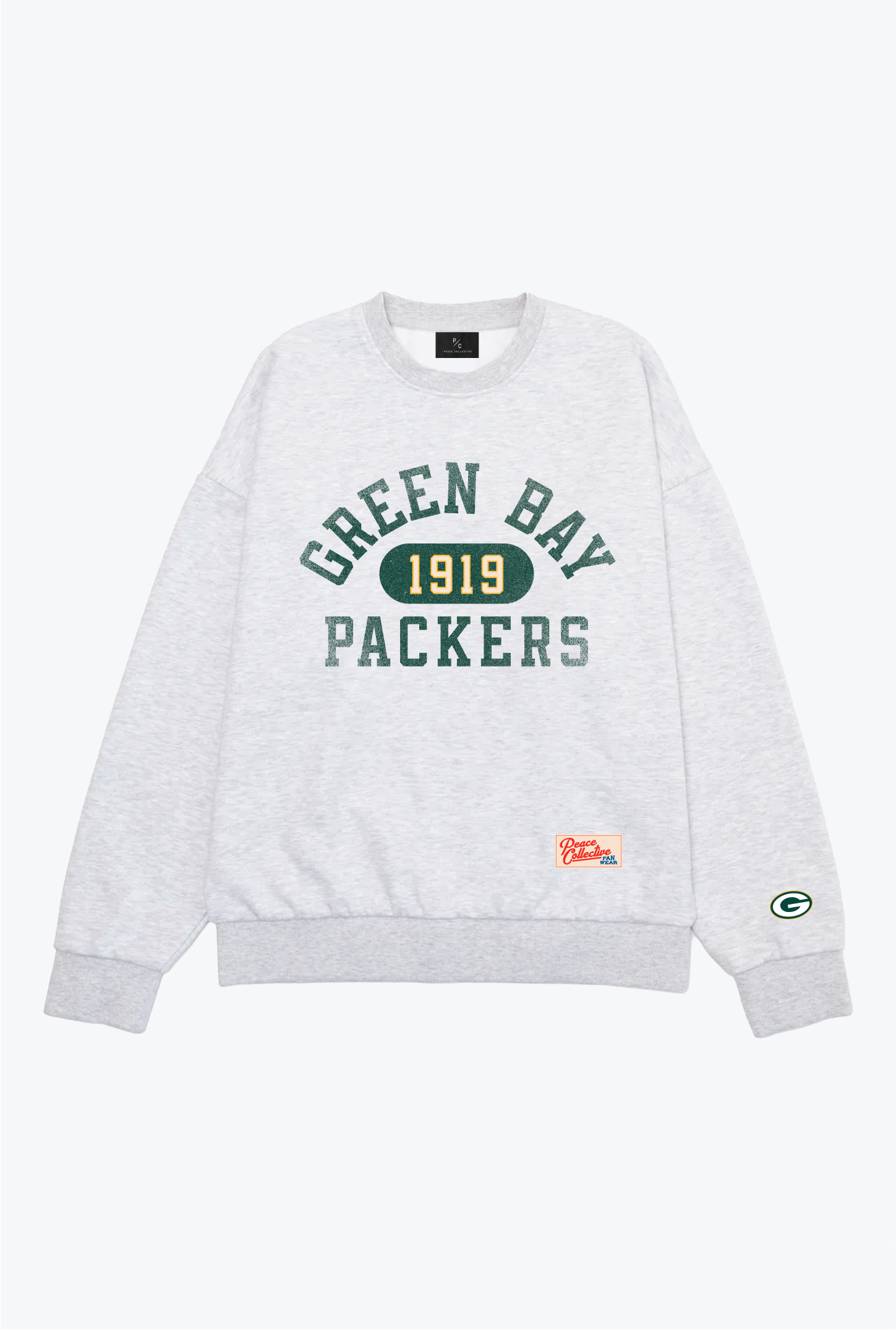 Pull ras du cou épais Athletic Club des Packers de Green Bay - Cendre