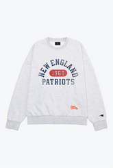 New England Patriots Athletic Club Heavyweight Crewneck - Ash