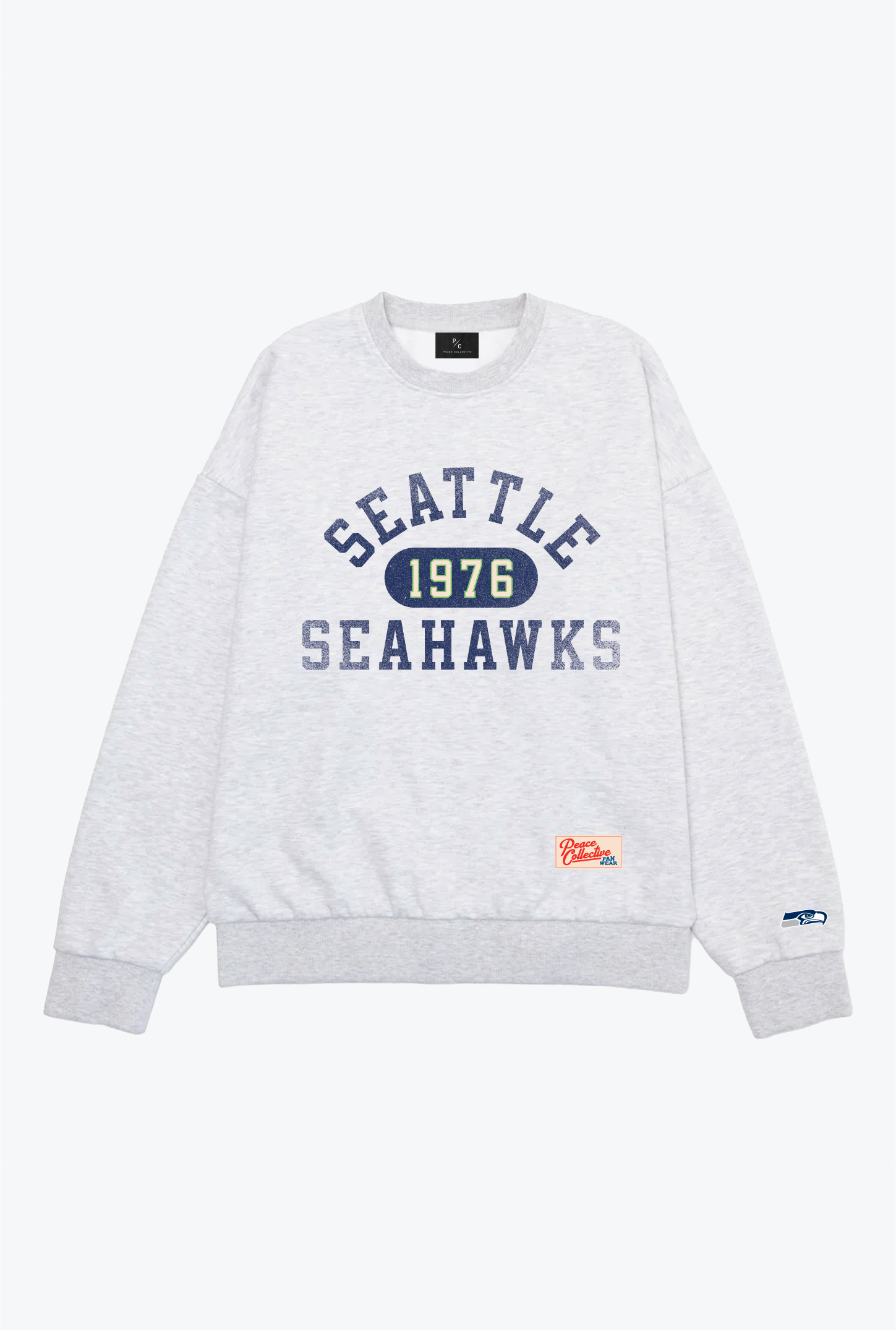 Pull ras du cou épais Athletic Club des Seattle Seahawks - Cendre