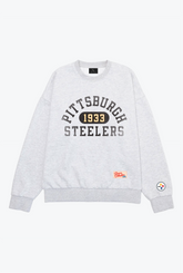 Pittsburgh Steelers Athletic Club Heavyweight Crewneck - Ash