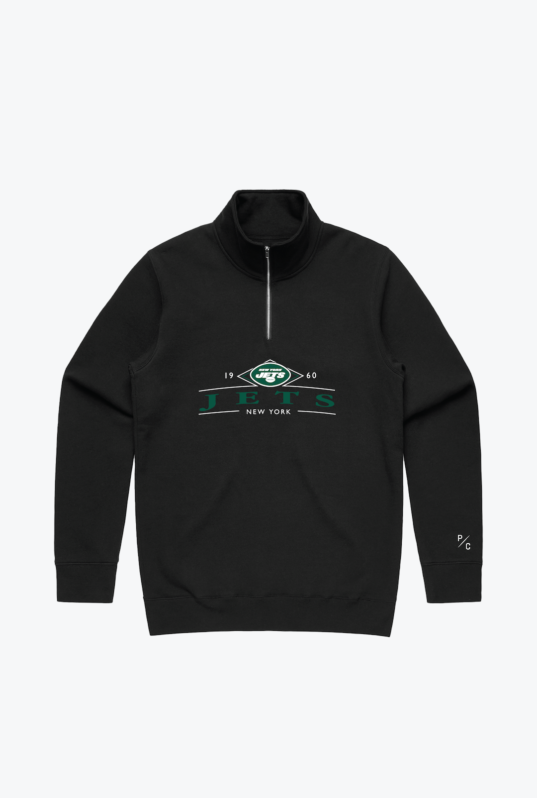 New York Jets Quarter Zip - Black