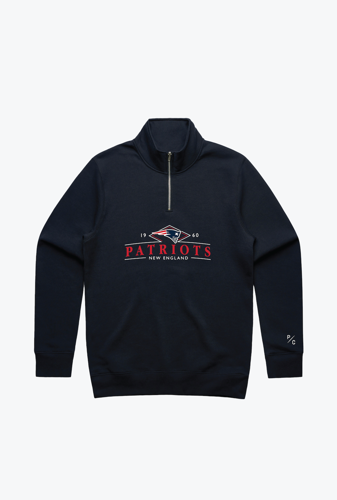 New England Patriots Quarter Zip - Navy