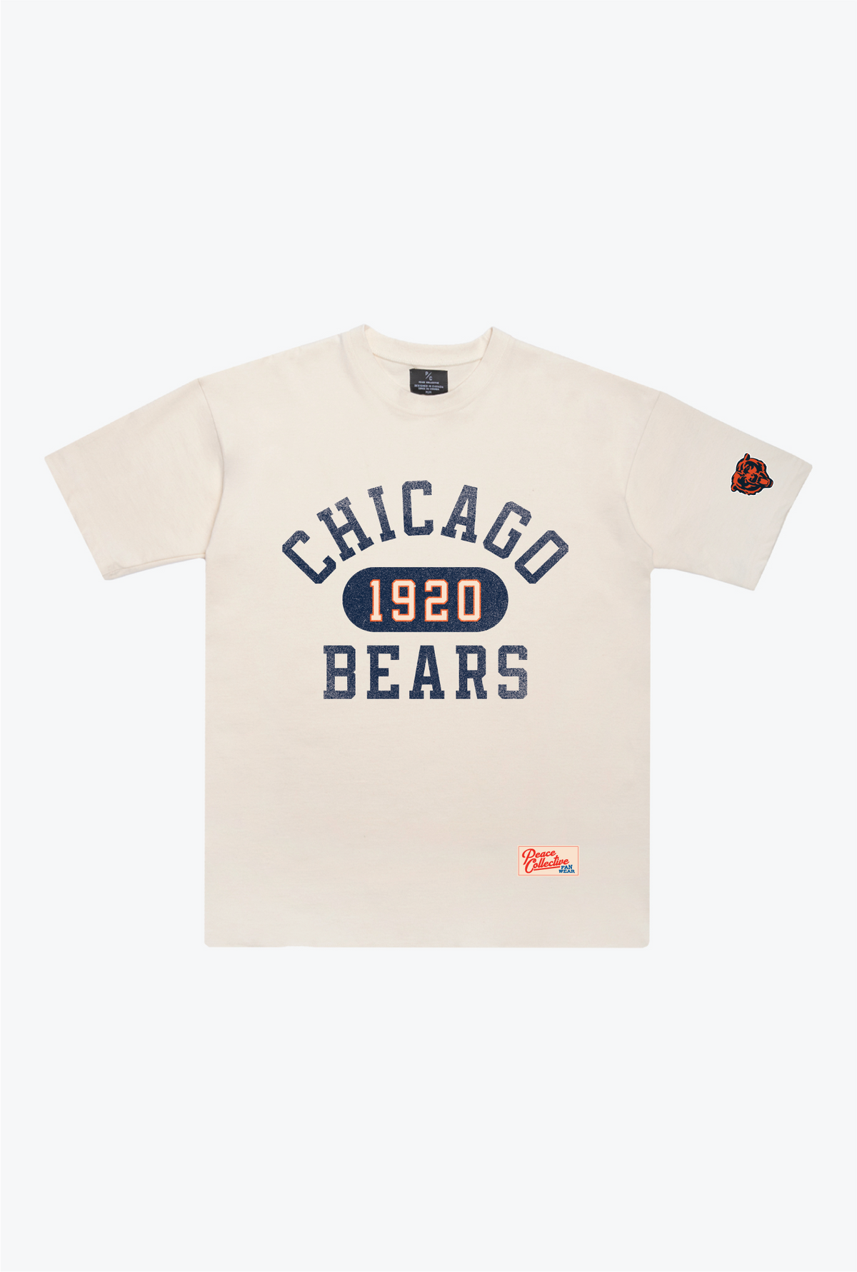 T-shirt épais Athletic Club des Chicago Bears - Ivoire