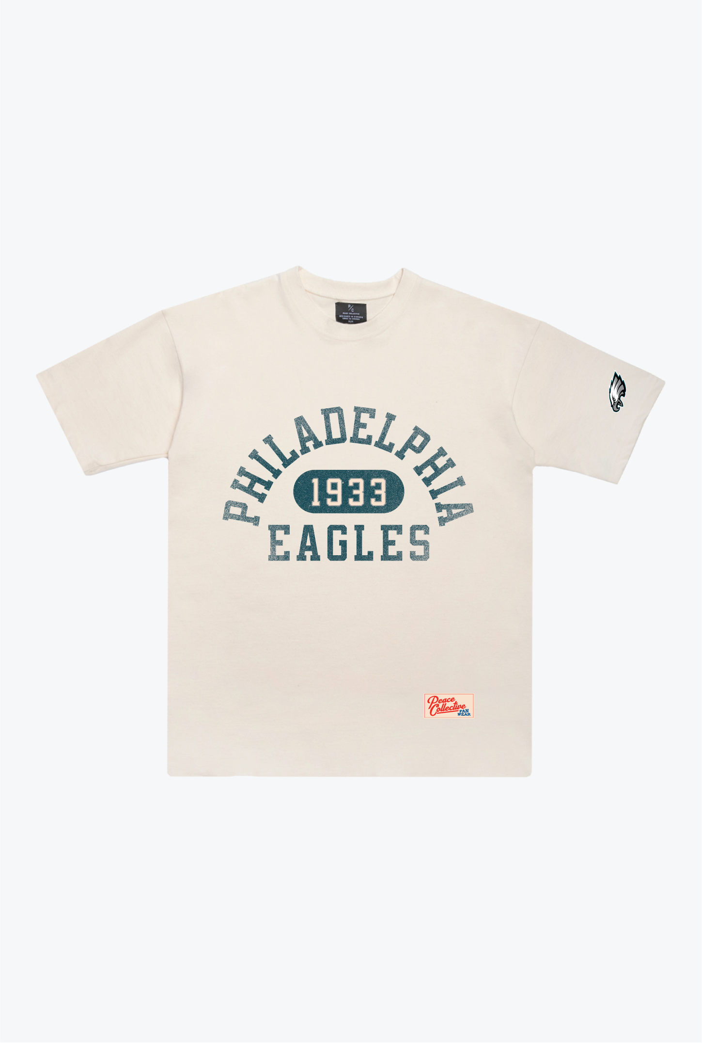Philadelphia Eagles Athletic Club Heavyweight T-Shirt - Ivory