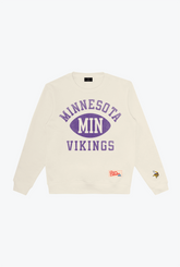 Minnesota Vikings Warm Up Heavyweight Crewneck - Ivory
