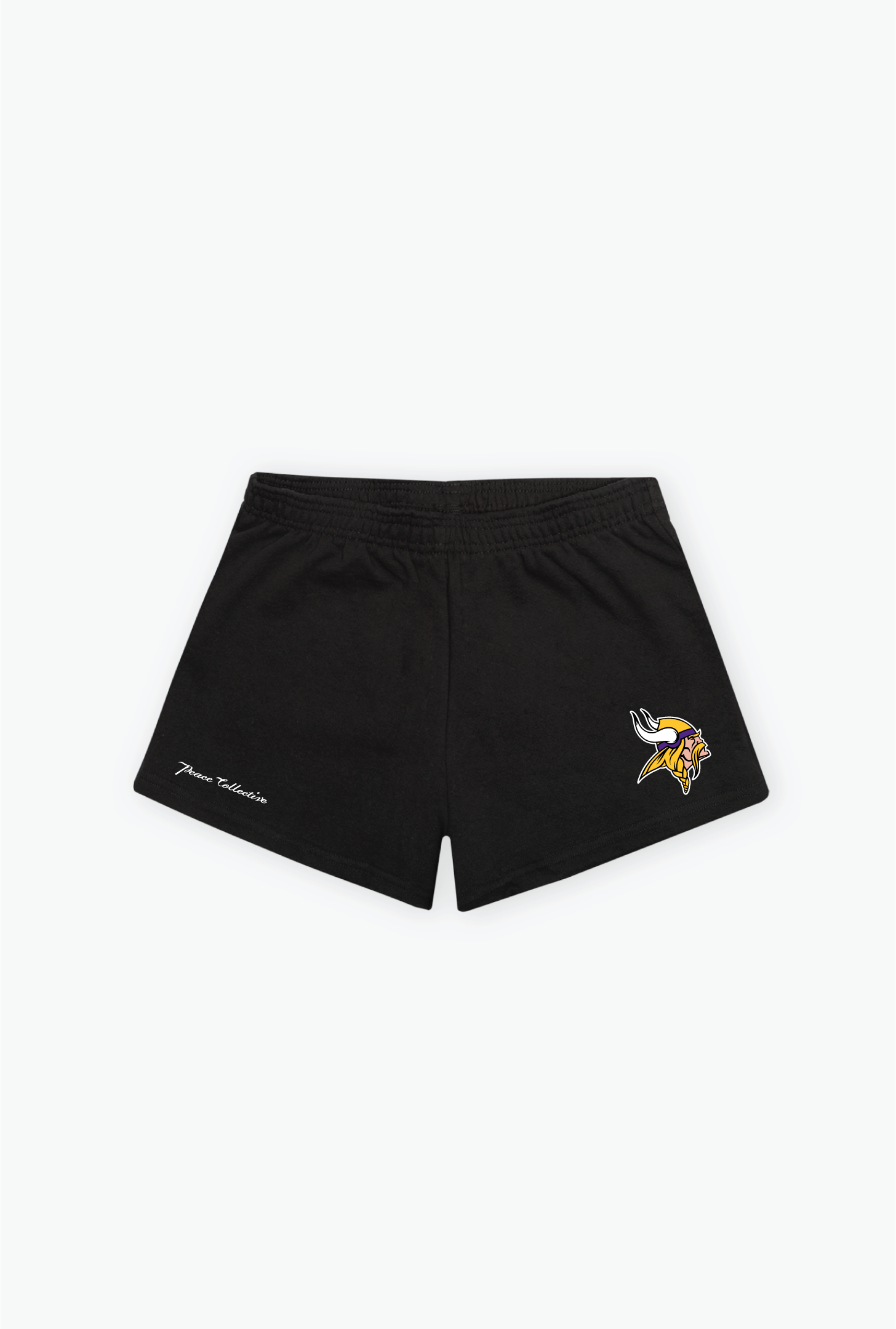 Minnesota Vikings Women's Fleece Shorts - Black