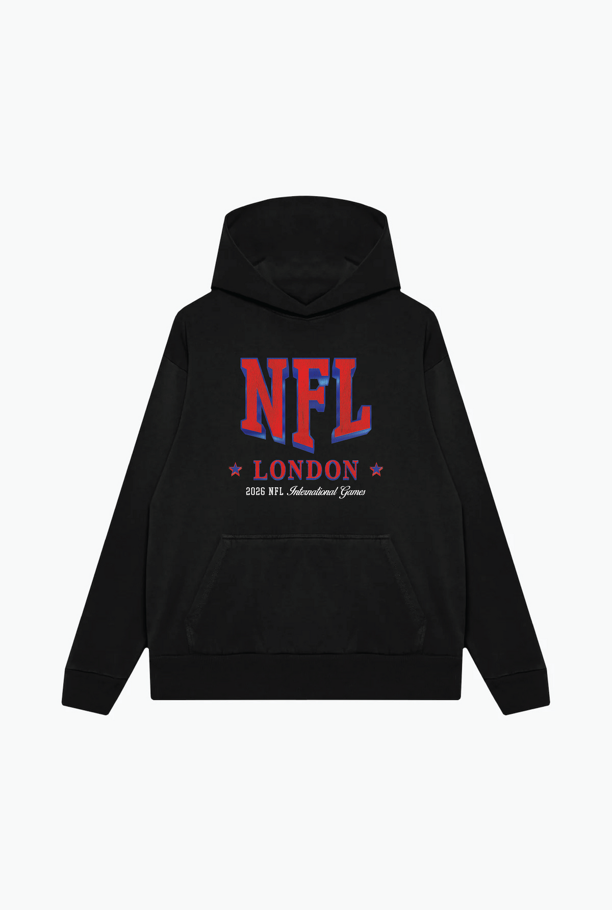 NFL London Heavyweight Hoodie - Black
