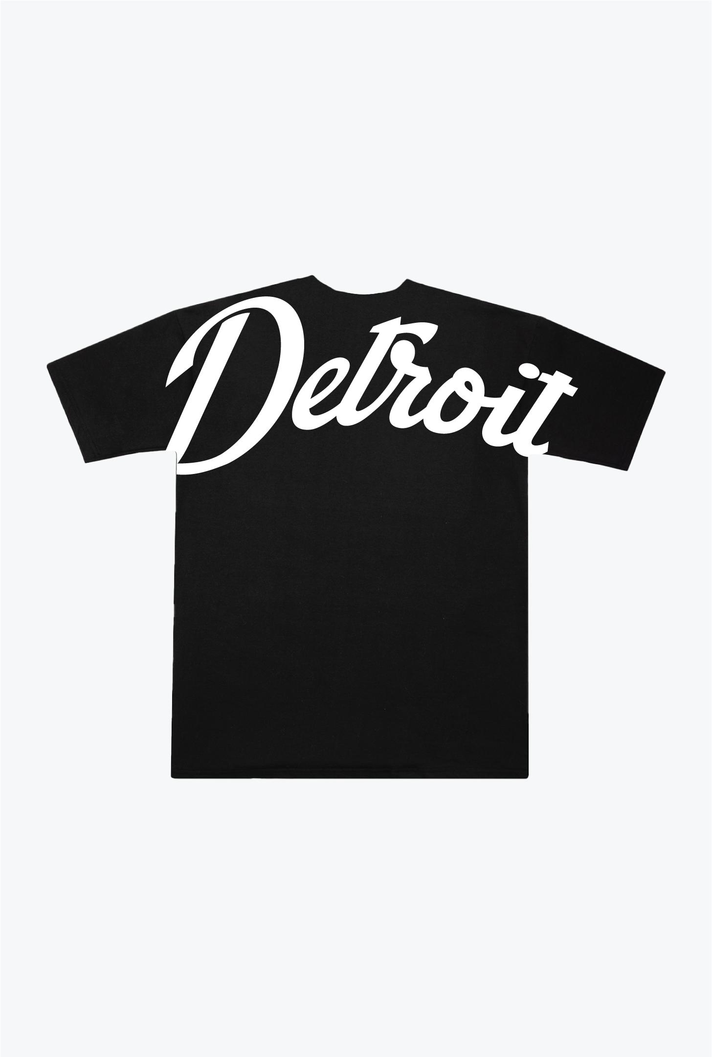 Detroit Lions Script Heavyweight T-Shirt - Black