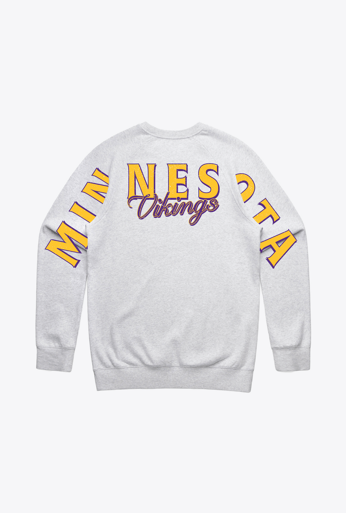 Minnesota Vikings Spirit Crewneck - Ash