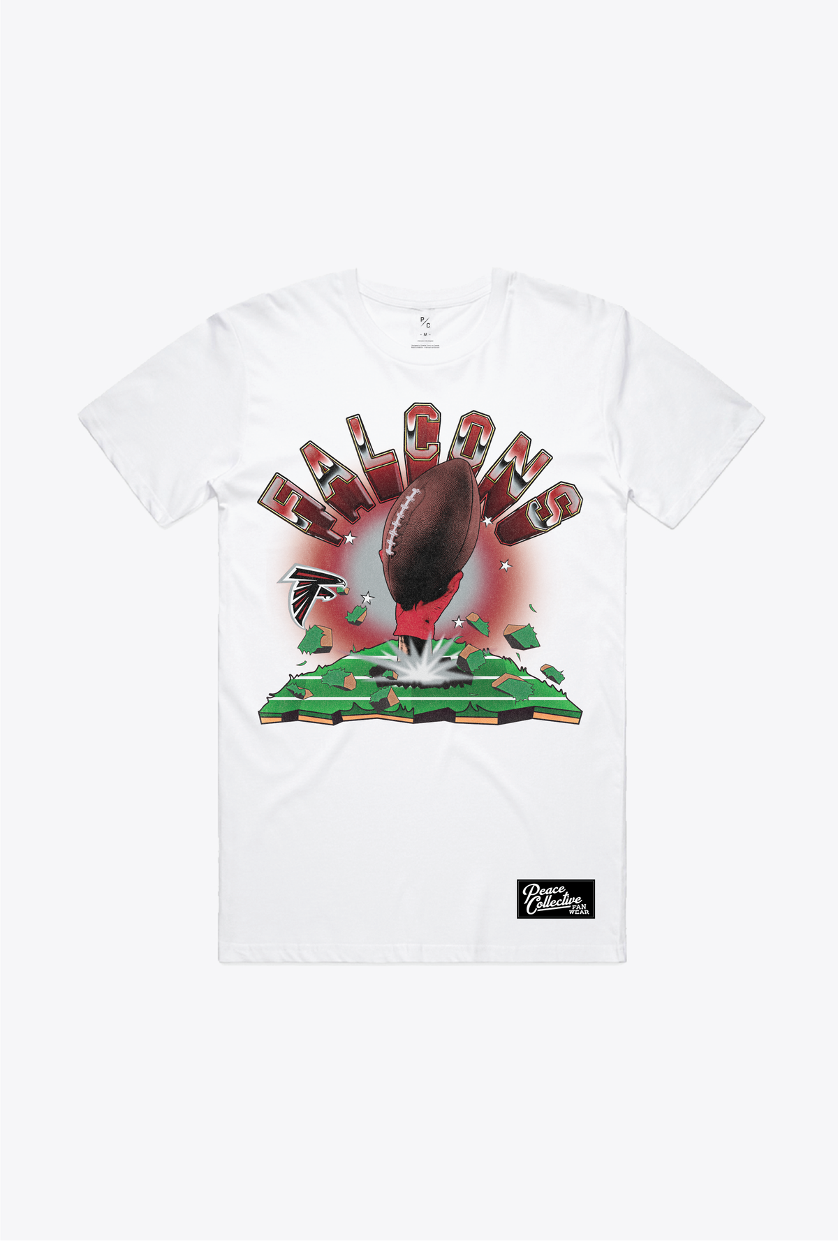 Atlanta Falcons Vintage Clubhouse T-Shirt - White