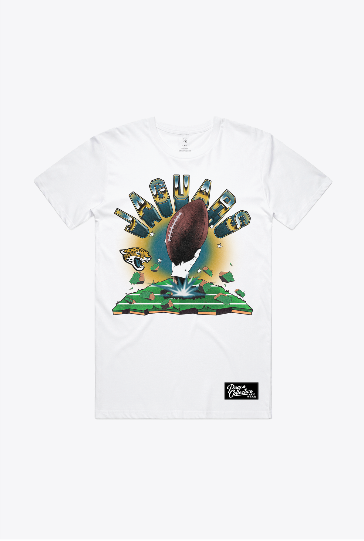 Jacksonville Jaguars Vintage Clubhouse T-Shirt - White