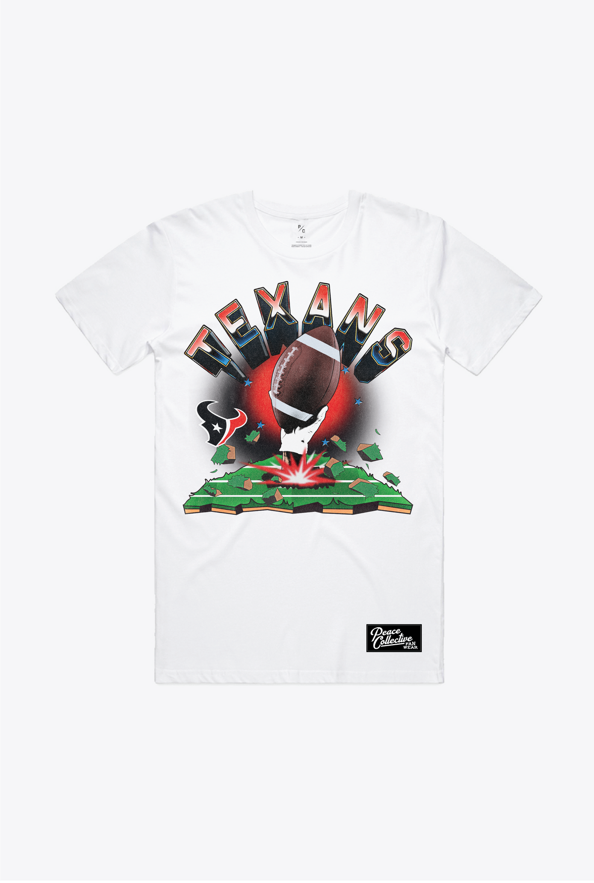 Houston Texans Vintage Clubhouse T-Shirt - White