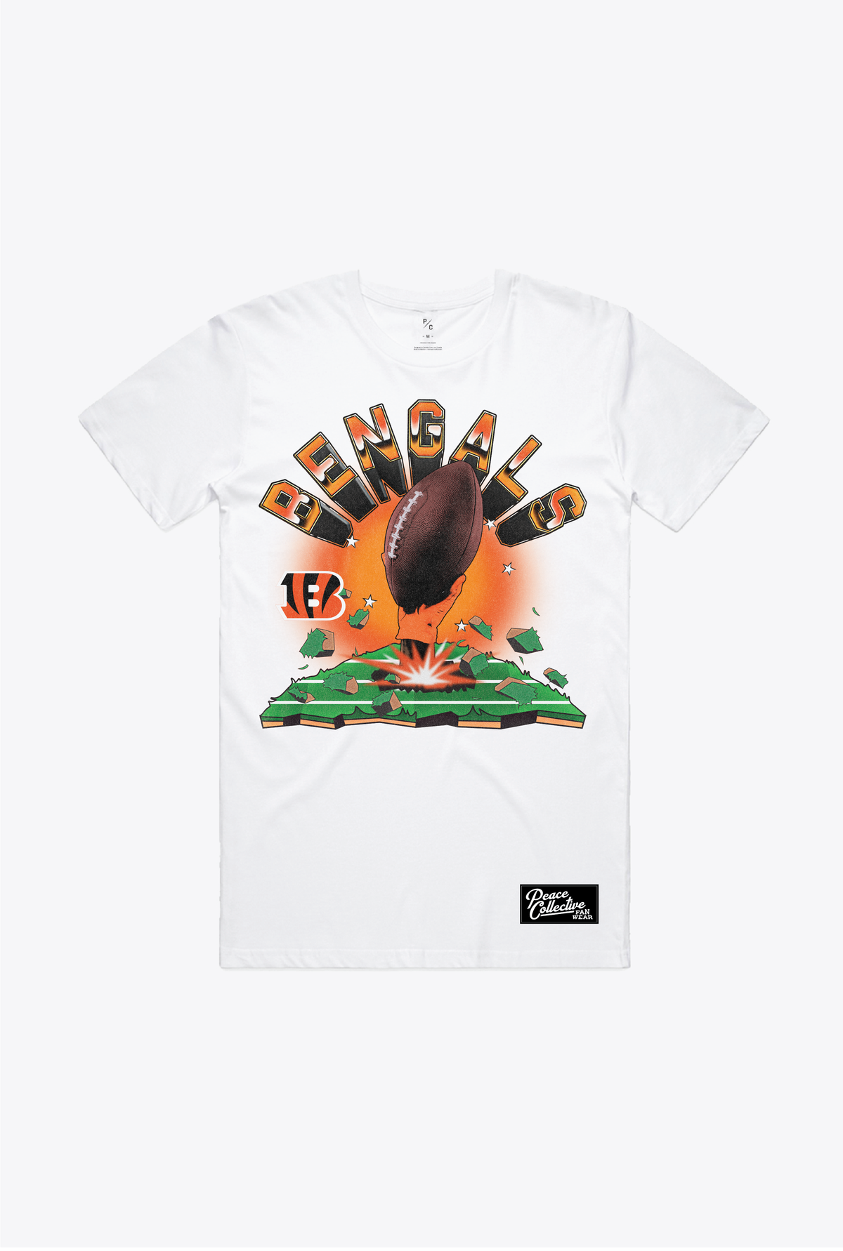 Cincinnati Bengals Vintage Clubhouse T-Shirt - White