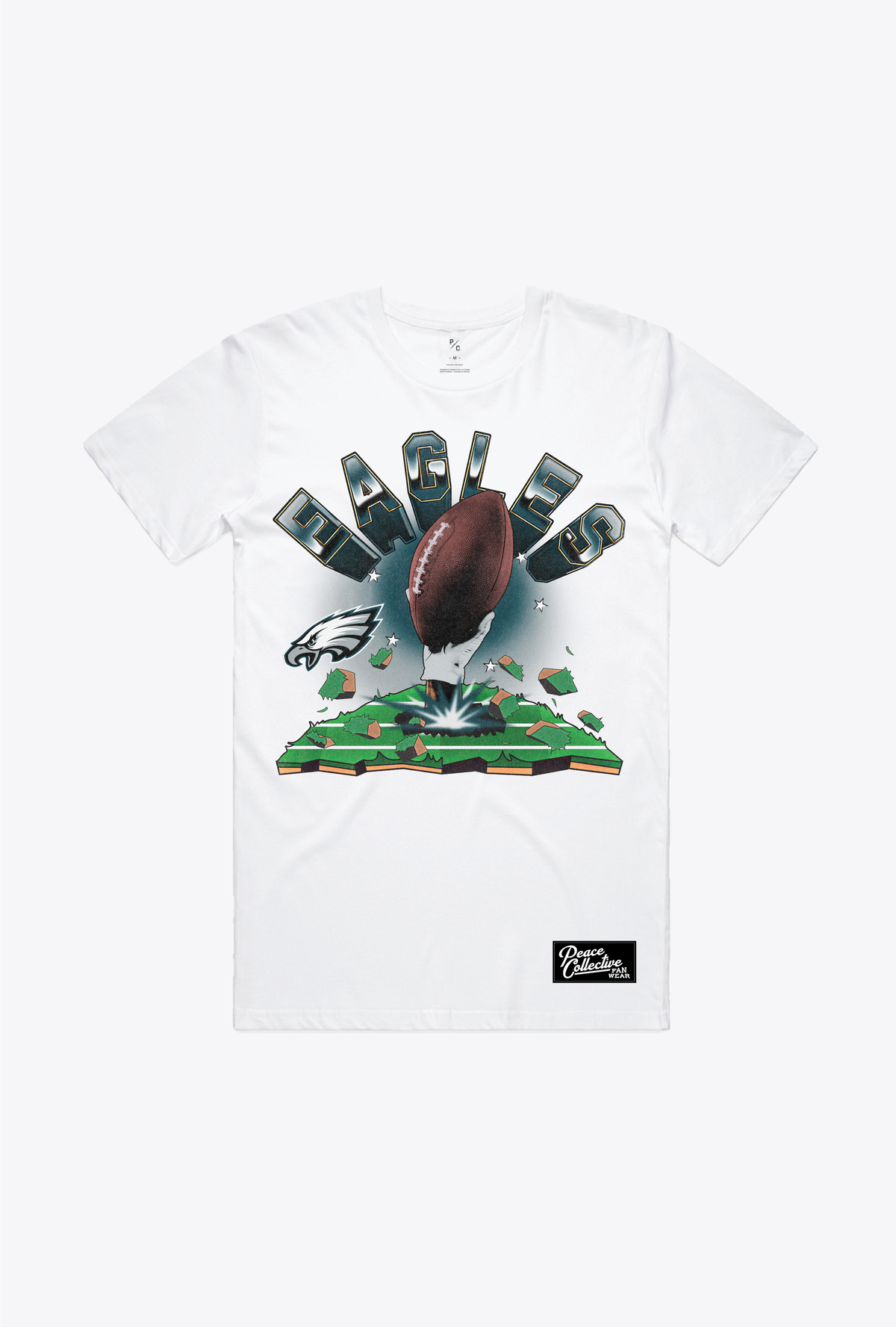 Philadelphia Eagles Vintage Clubhouse T-Shirt - White