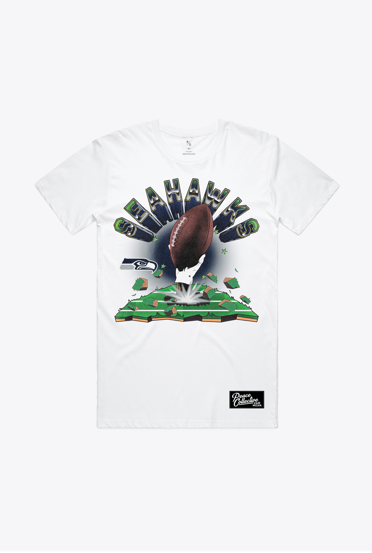 Seattle Seahawks Vintage Clubhouse T-Shirt - White