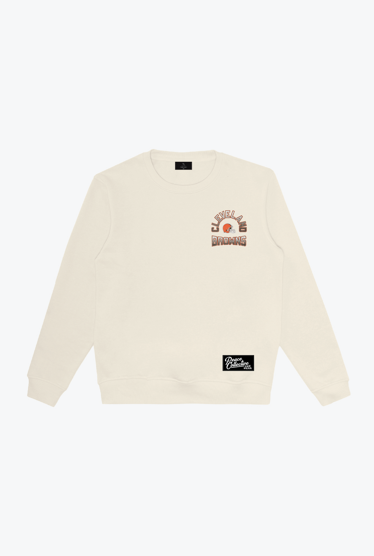 Cleveland Browns Vintage Clubhouse Score Crewneck - Ivory