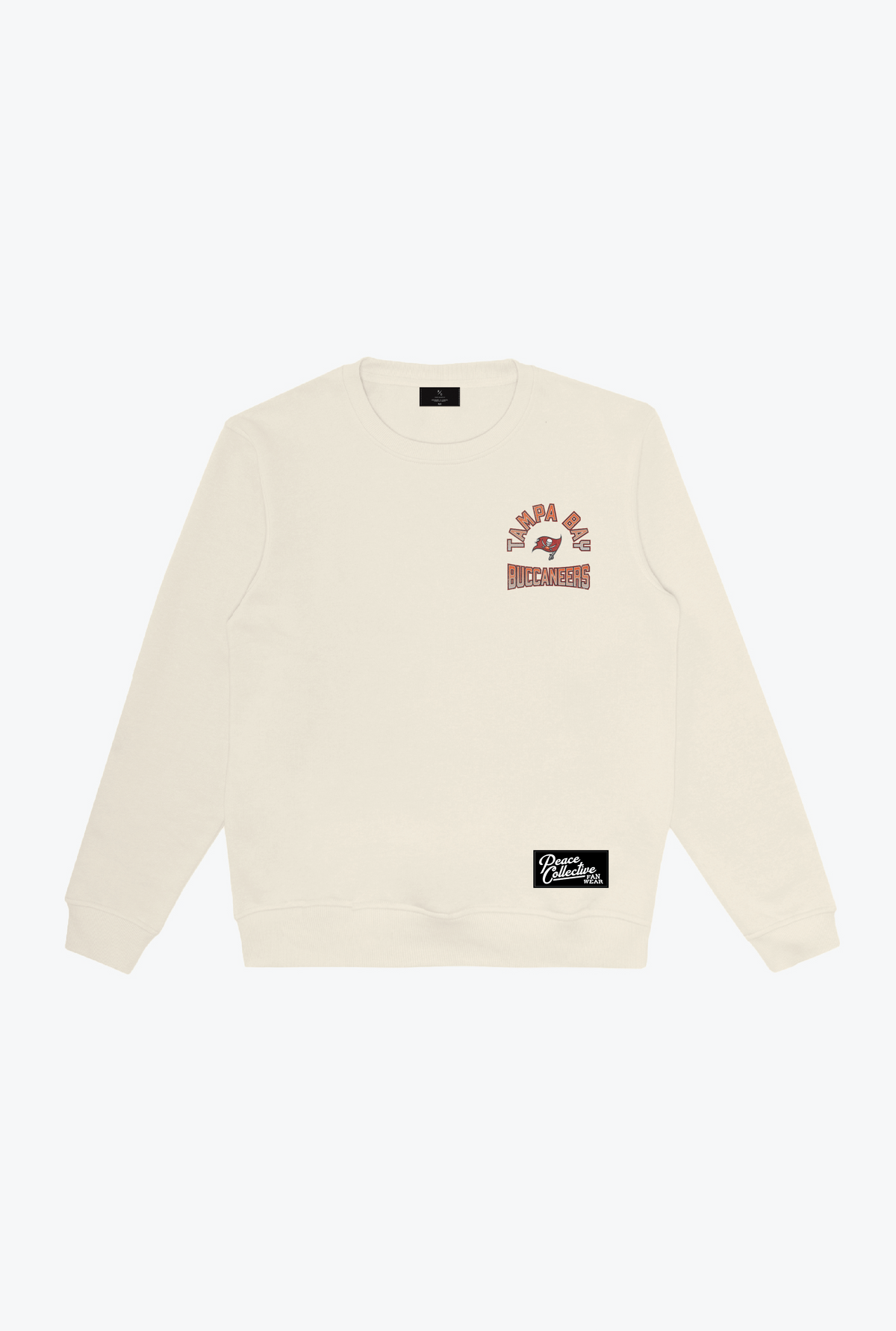 Tampa Bay Buccaneers Vintage Clubhouse Score Crewneck - Ivory
