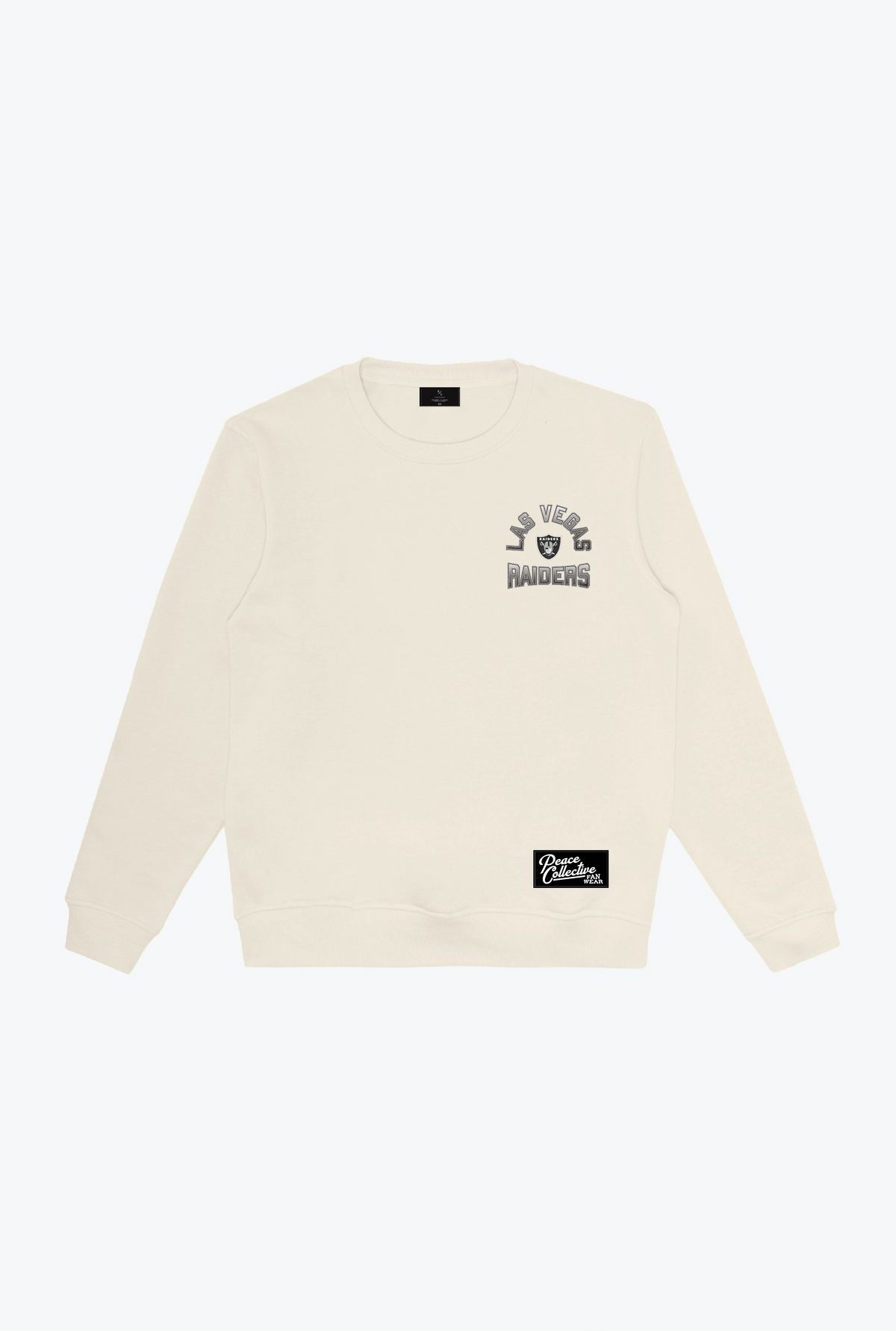 Las Vegas Raiders Vintage Clubhouse Score Crewneck - Ivory