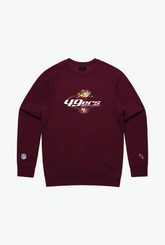 NFL x Nickelodeon Embroidered Crewneck - San Francisco 49ers