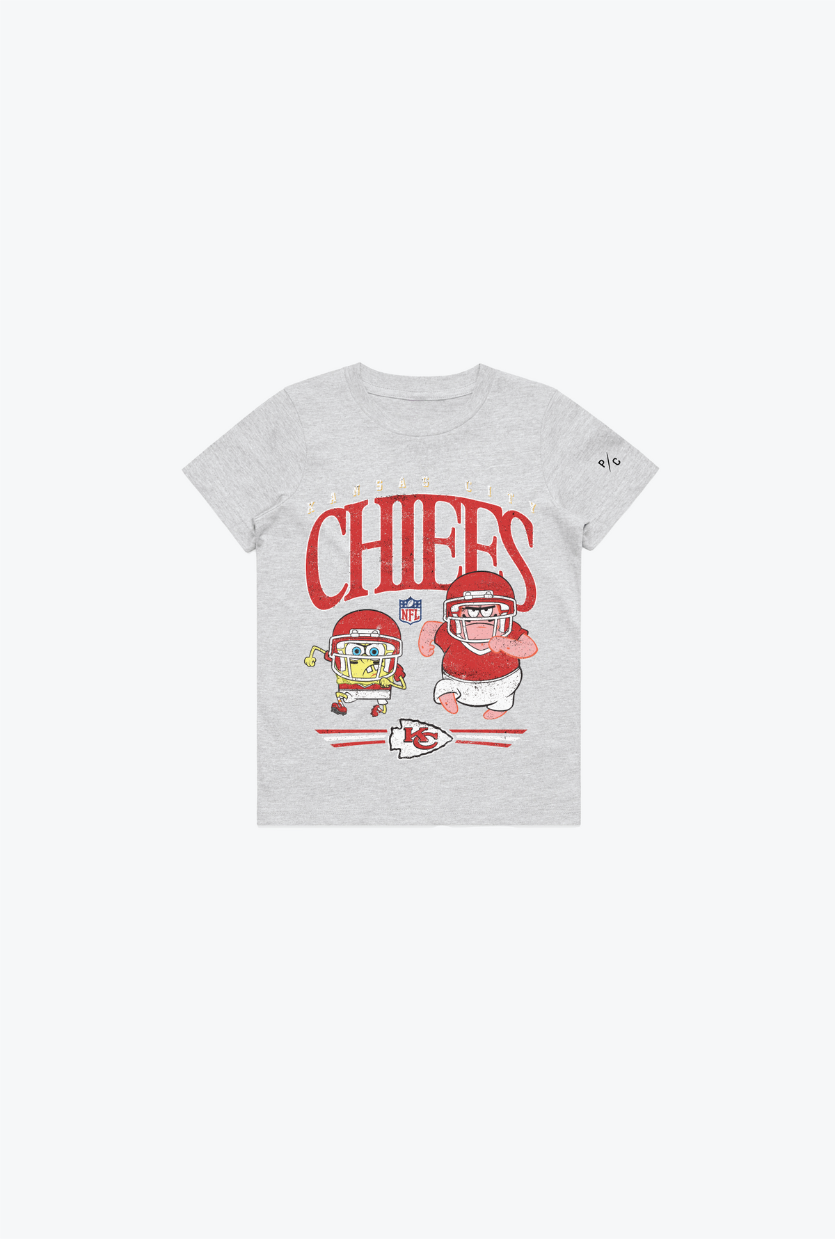 Spongebob & Patrick Rush Kids T-Shirt - Kansas City Chiefs