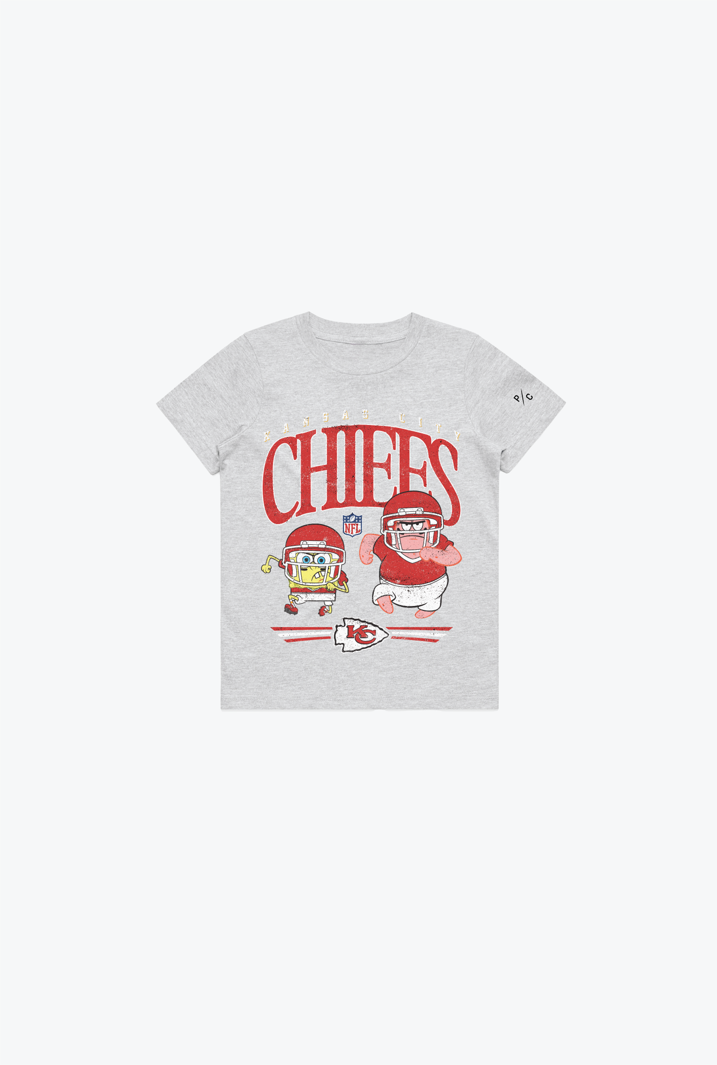 Spongebob & Patrick Rush Kids T-Shirt - Kansas City Chiefs