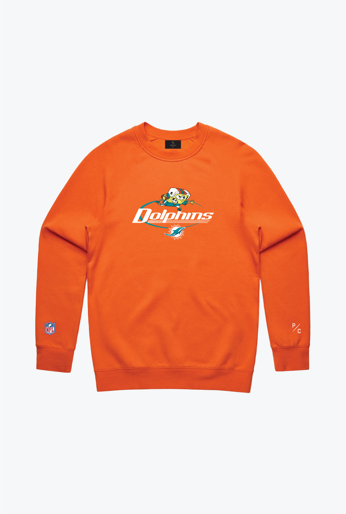 NFL x Nickelodeon Embroidered Crewneck - Miami Dolphins