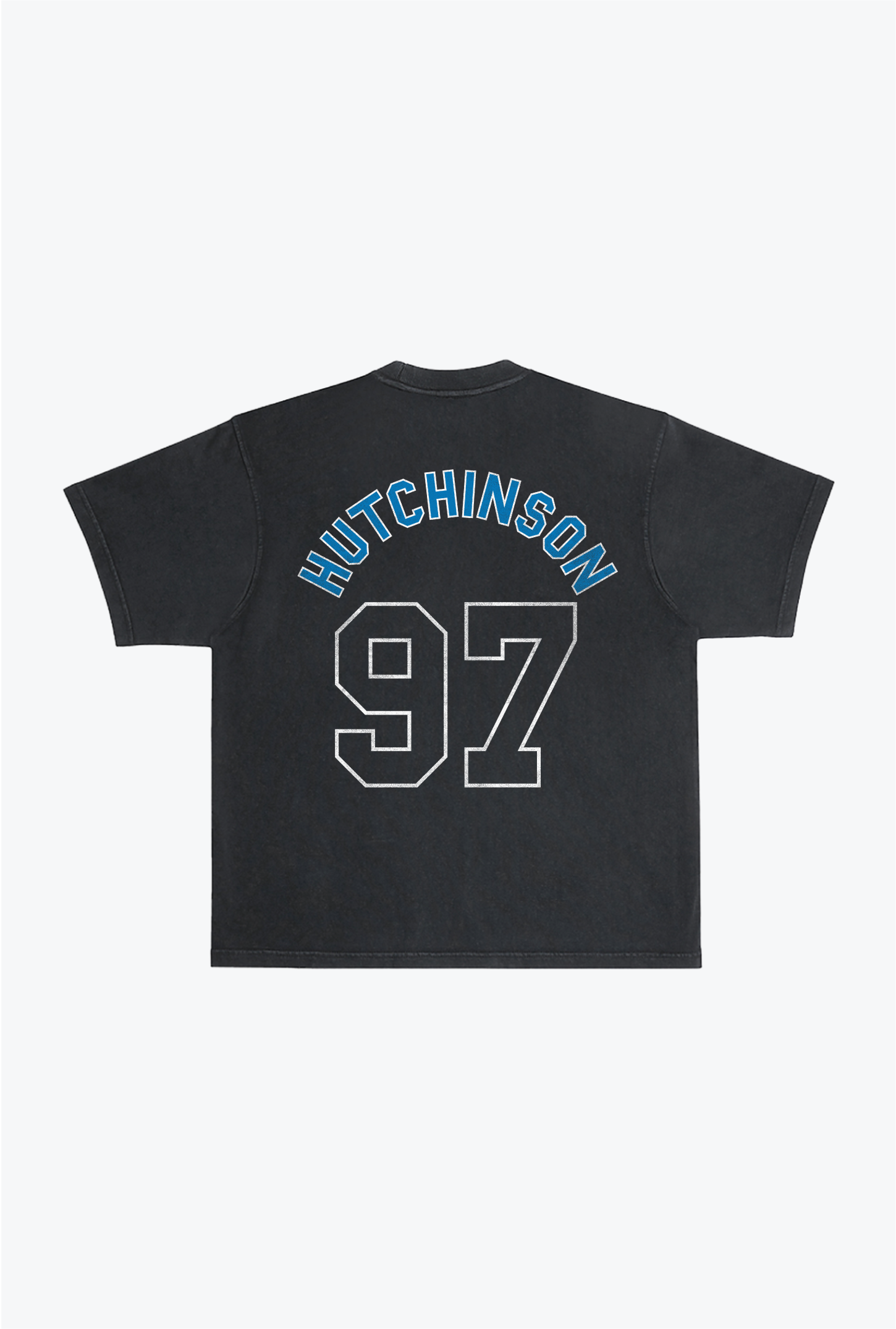 T-shirt épais teint en pièce Aidan Hutchinson - Noir